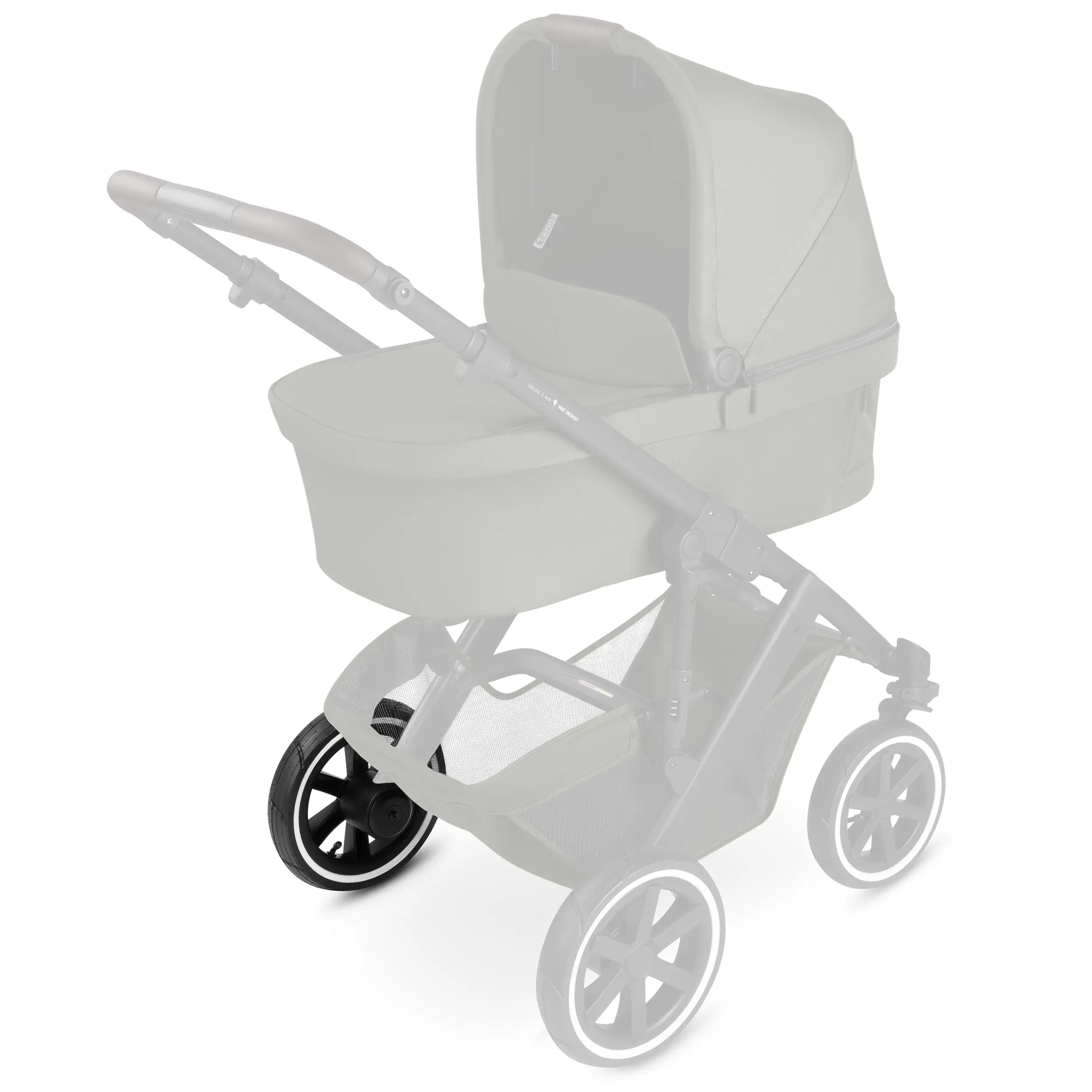 Hinterrad für Salsa 5 Air / Salsa 4 Air - Luftrad Black / White Wall