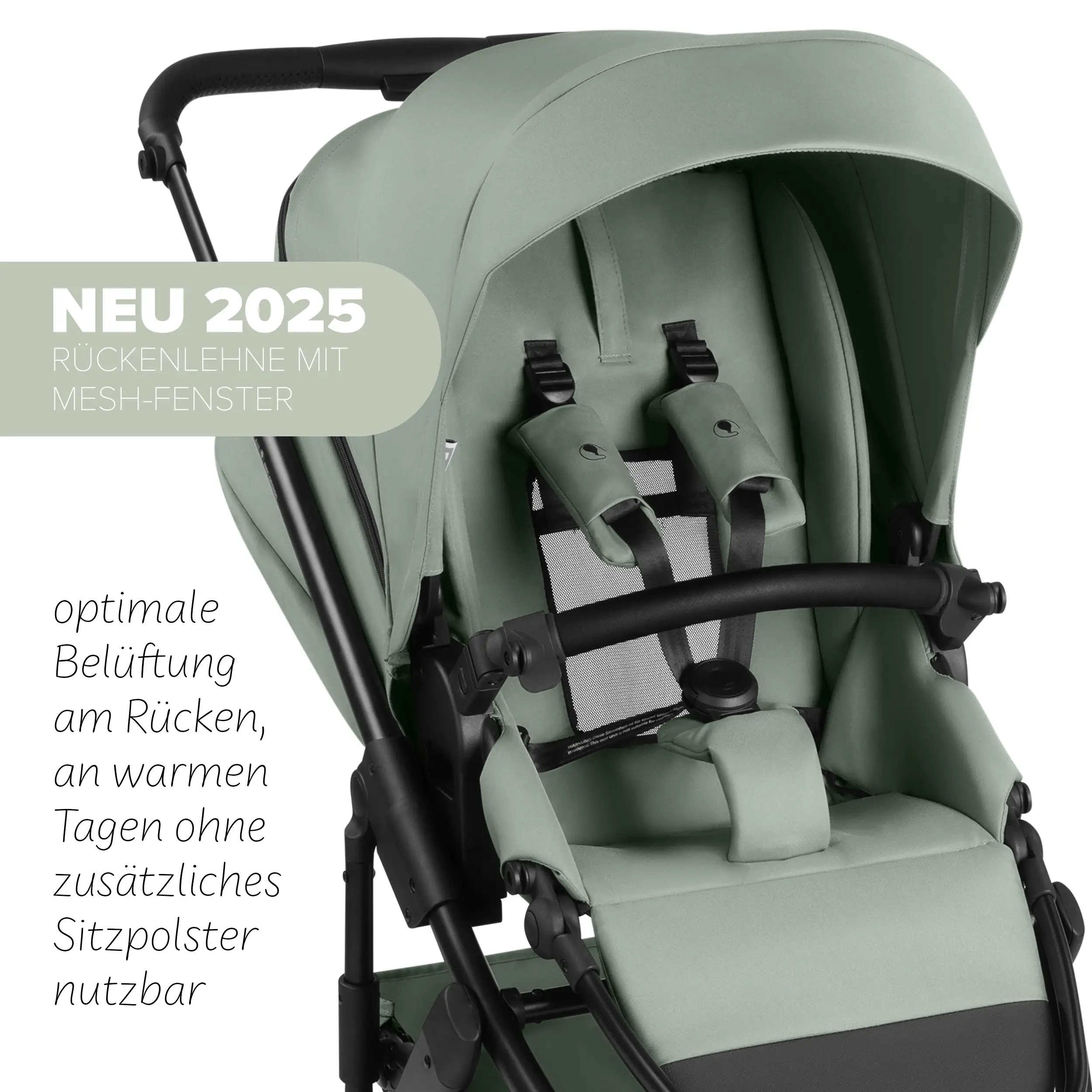 3in1-Kinderwagen-Set Salsa 5 Air inkl. Babyschale Calla mit Liegefunktion - Pine