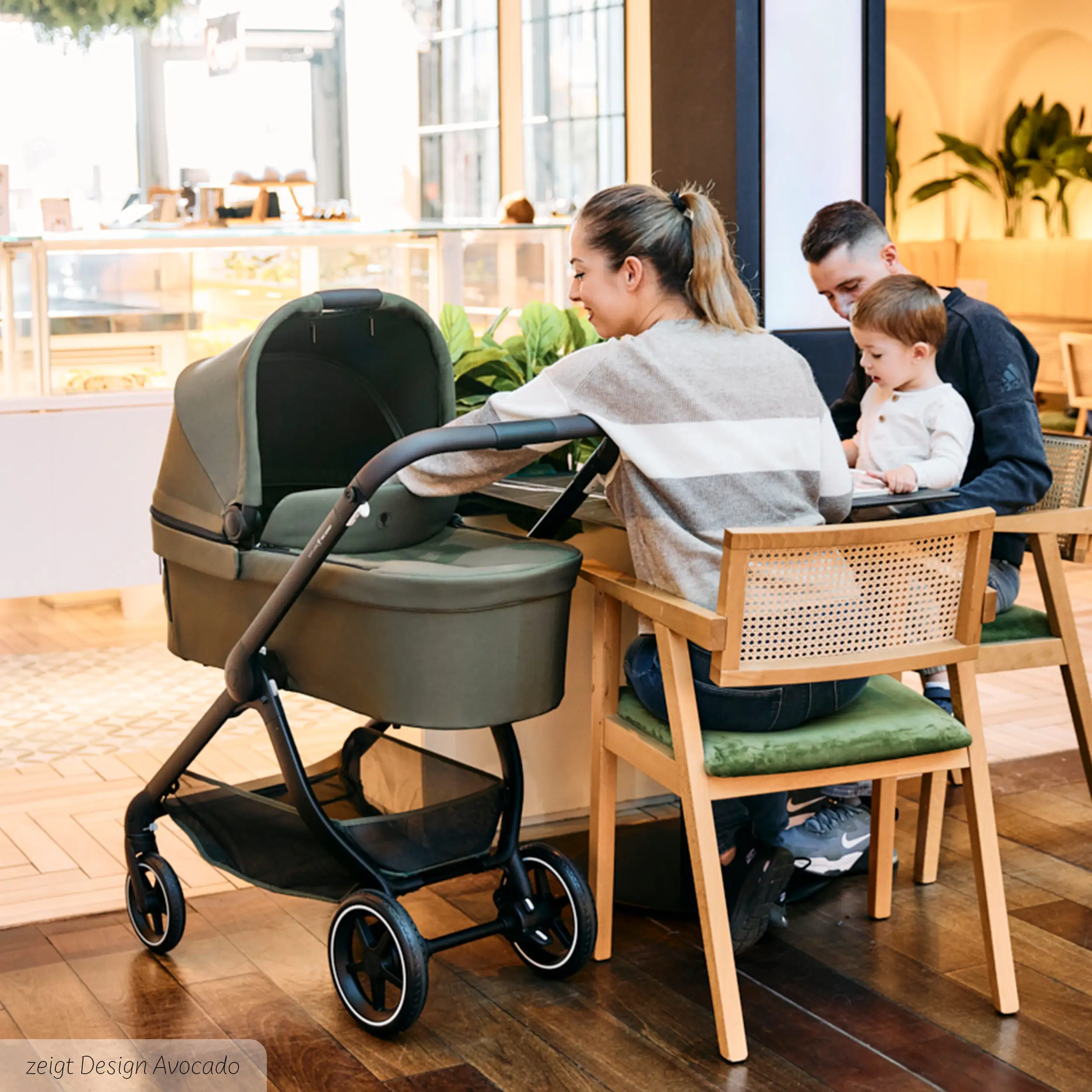 Set passeggino 3in1 City Life incl. ovetto Maxi-Cosi Pebble 360 Pro 2 - Nature