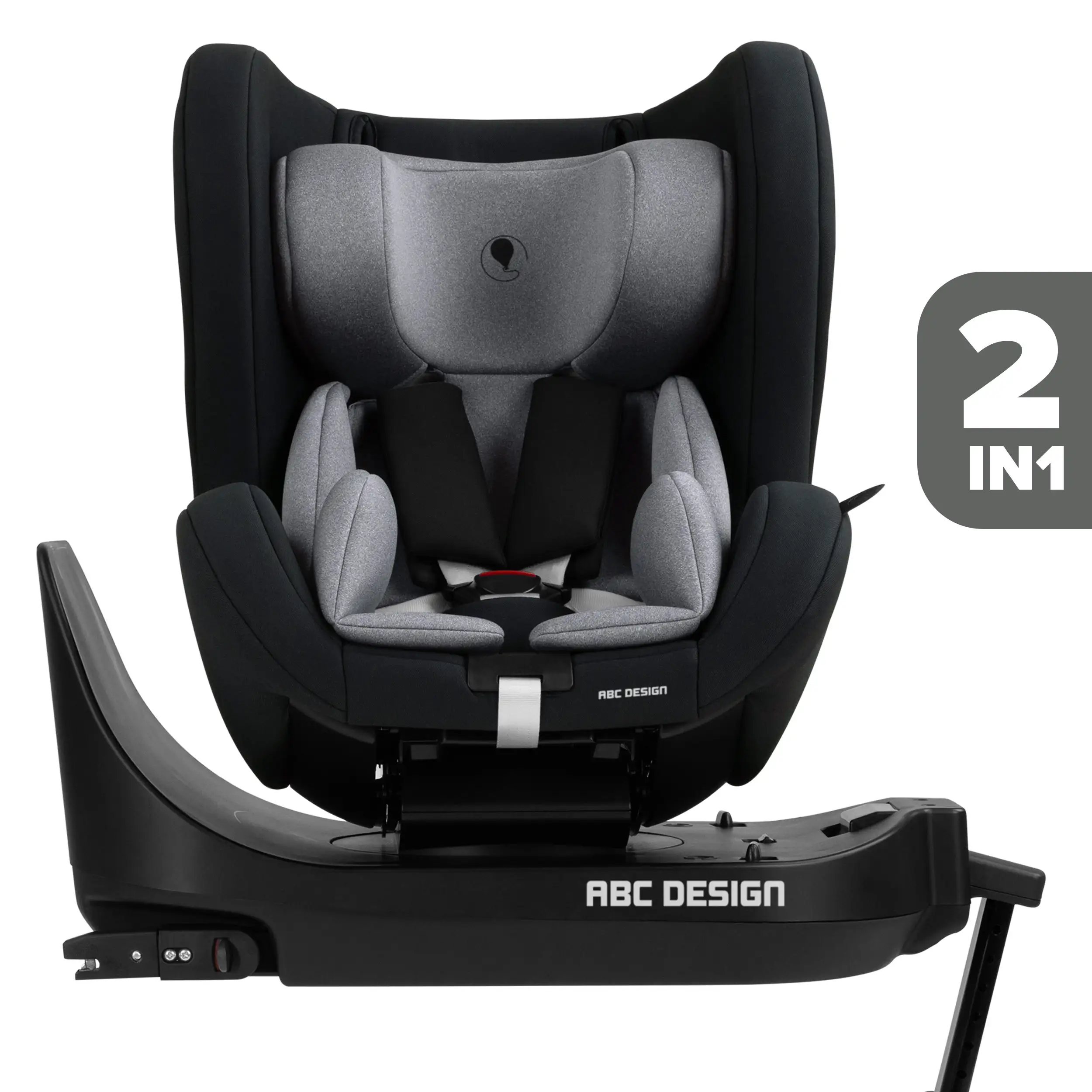Seggiolino auto Lily i-Size incl. base ISOFIX girevole Root - Graphite