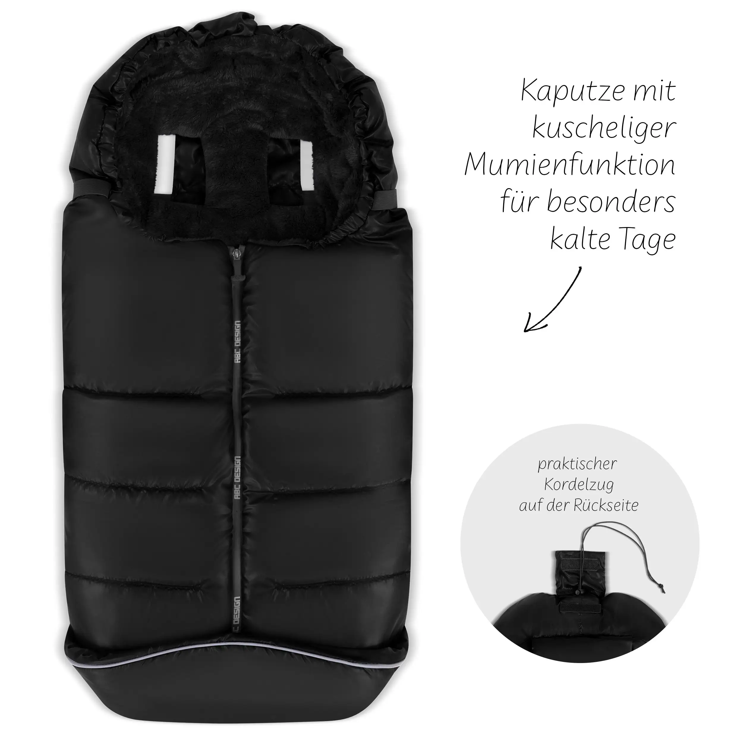 Winterfußsack - Black