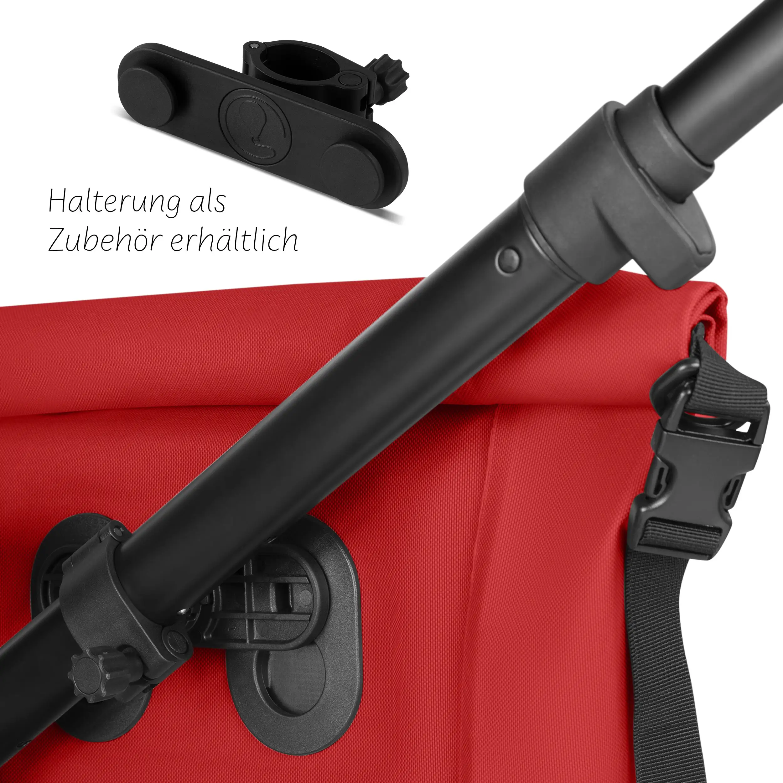 Satteltasche Sion 20L für Kinderwagen Fahrradanhänger & Alltag - Mango