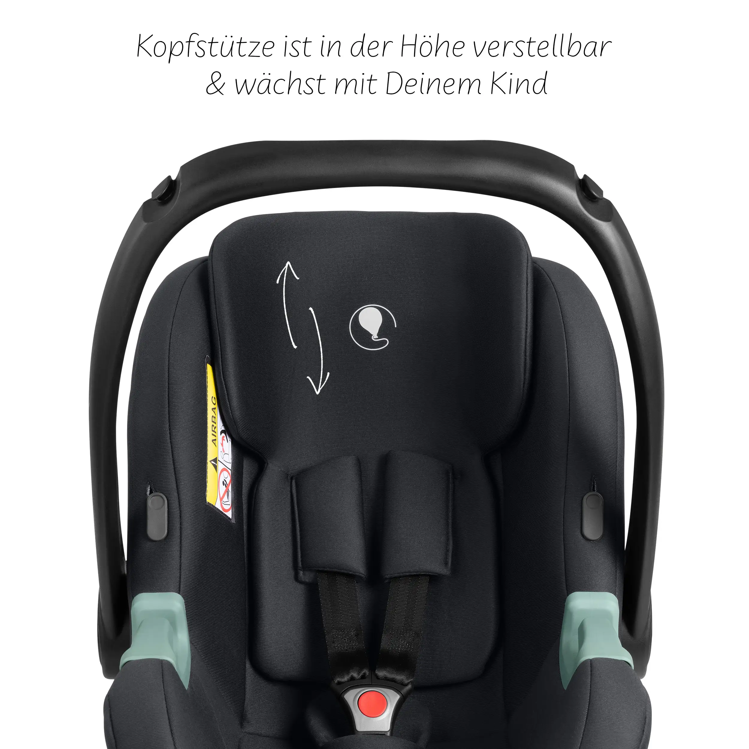 Babyschale Tulip i-Size inkl. drehbarer Isofix Base Root - Black