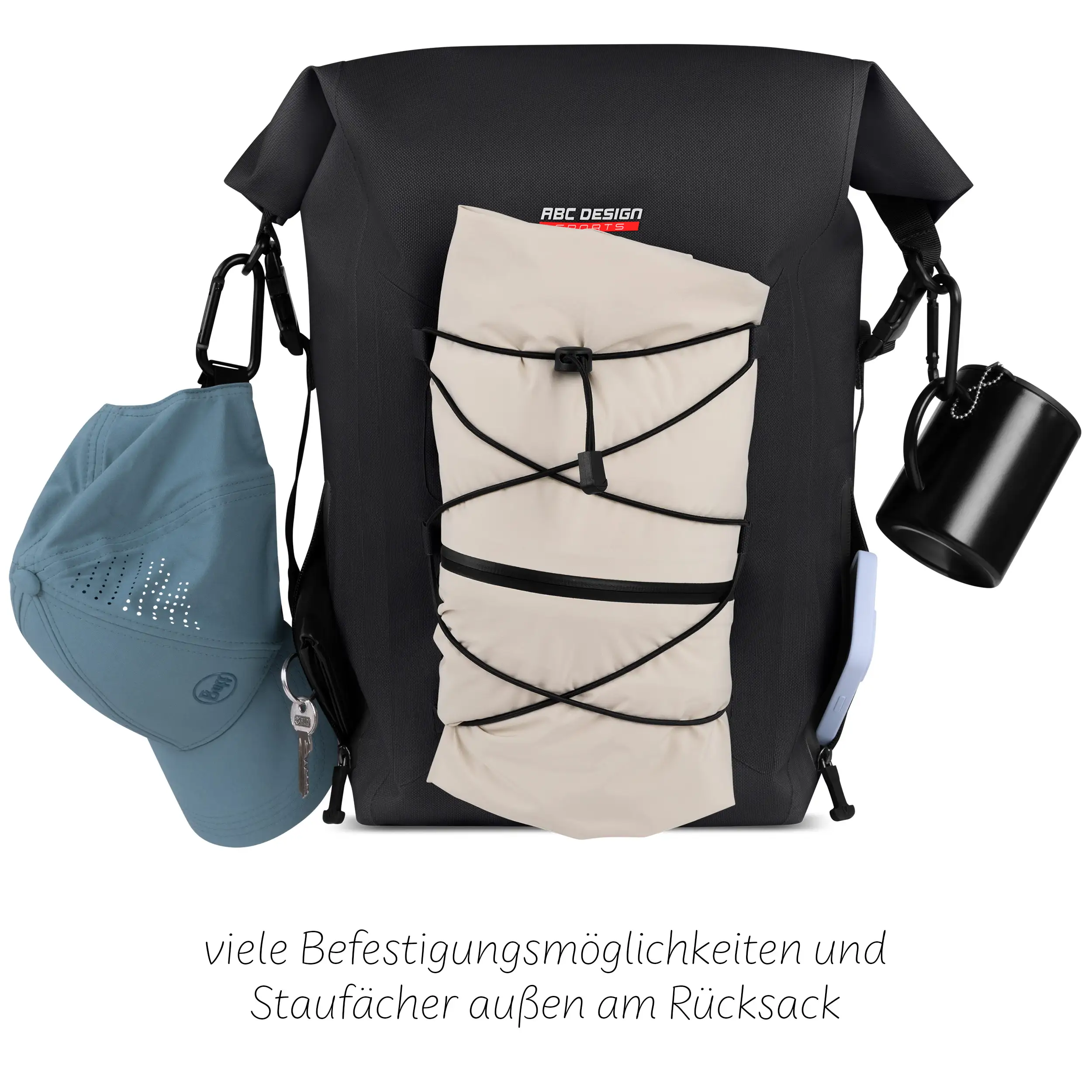 Premium Outdoor-Rucksack Lausanne 20L für Stadt & Natur - Ink