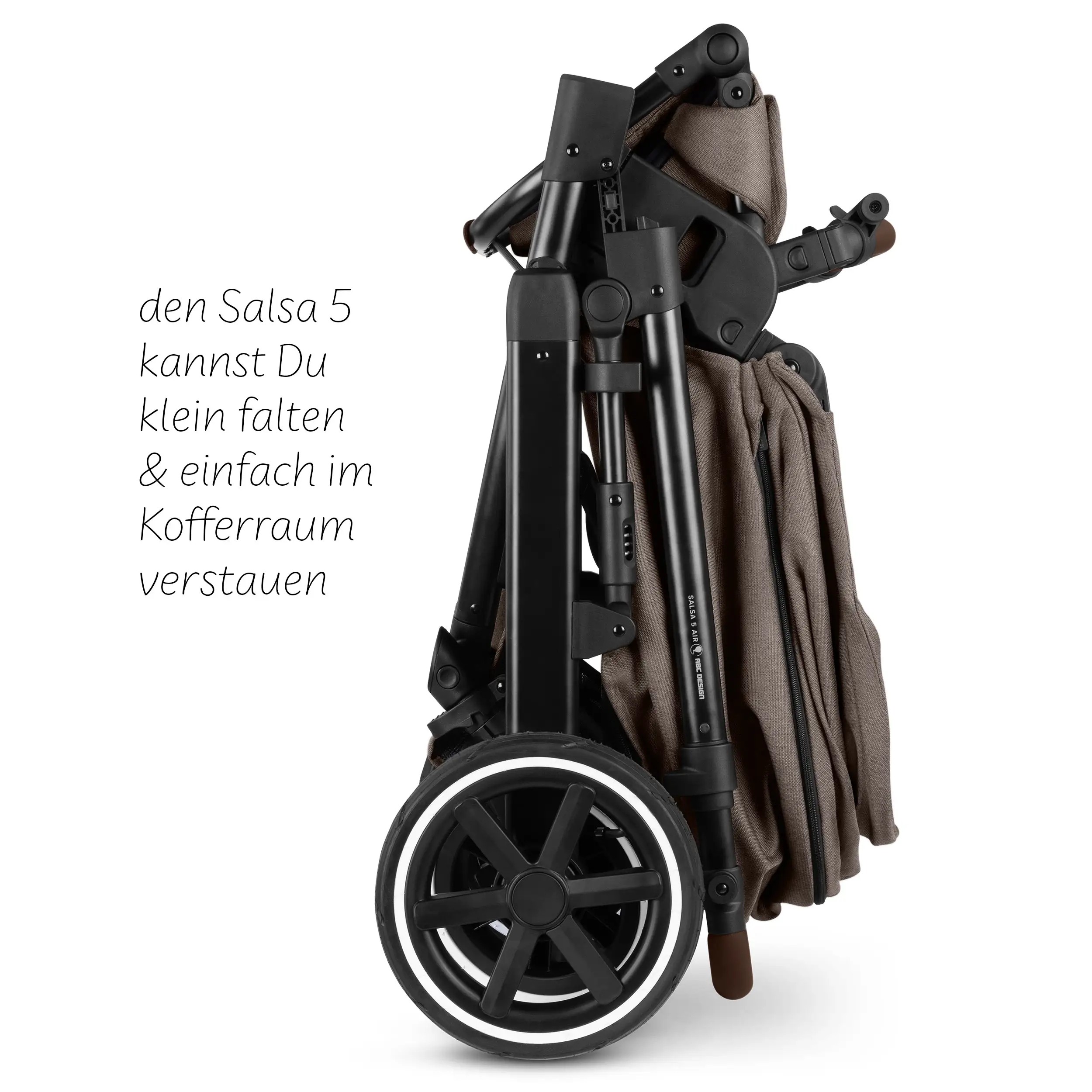 Kombi-Kinderwagen Salsa 5 Air inkl. Winterfußsack & Wickeltasche - Nature