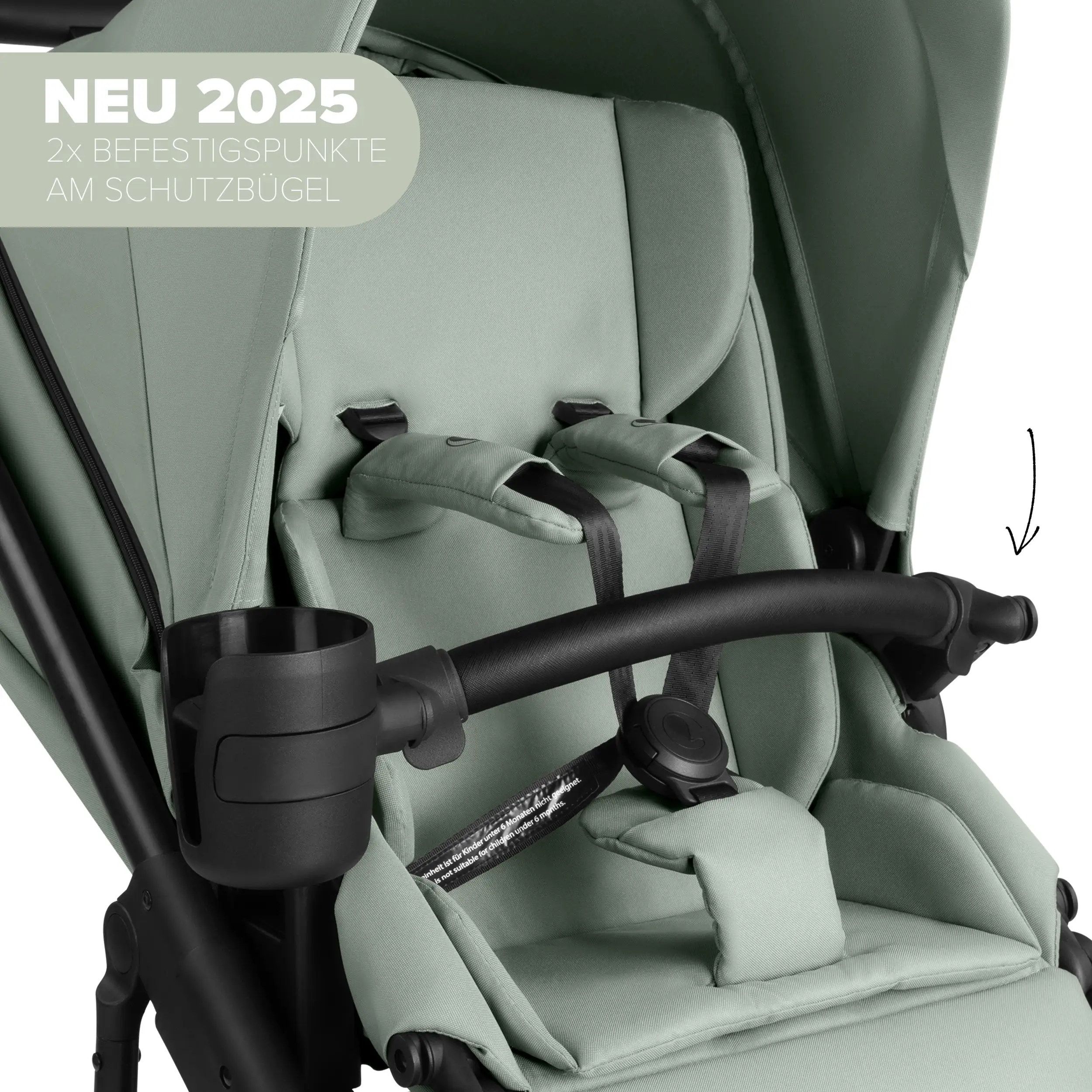 Passeggino Salsa 5 Air con borsa fasciatoio Urban, Zanzariera e parapioggia inclusi - Pine