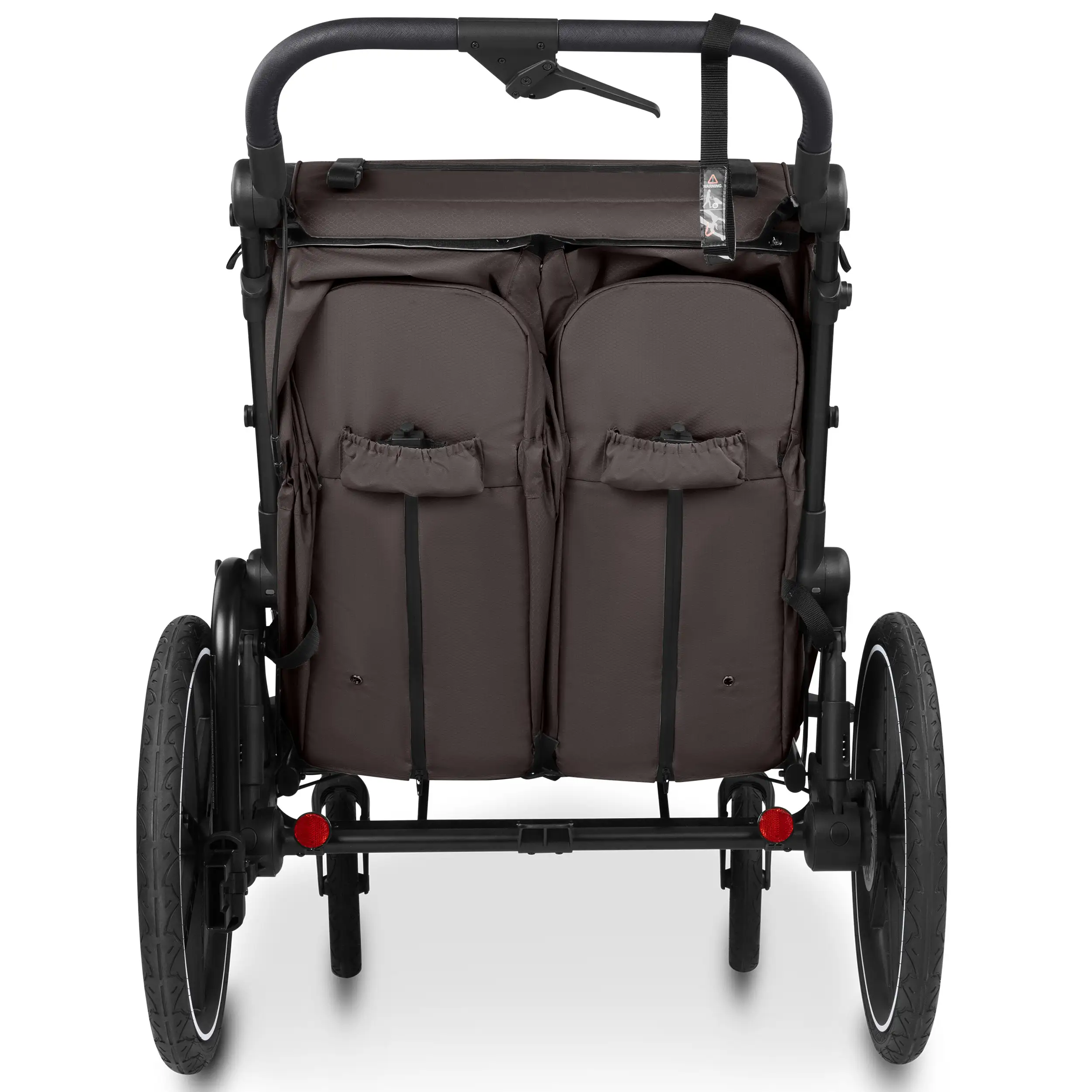 Remorque à vélo Tour 2 avec 2 sièges confortables et roues gonflables - Falcon