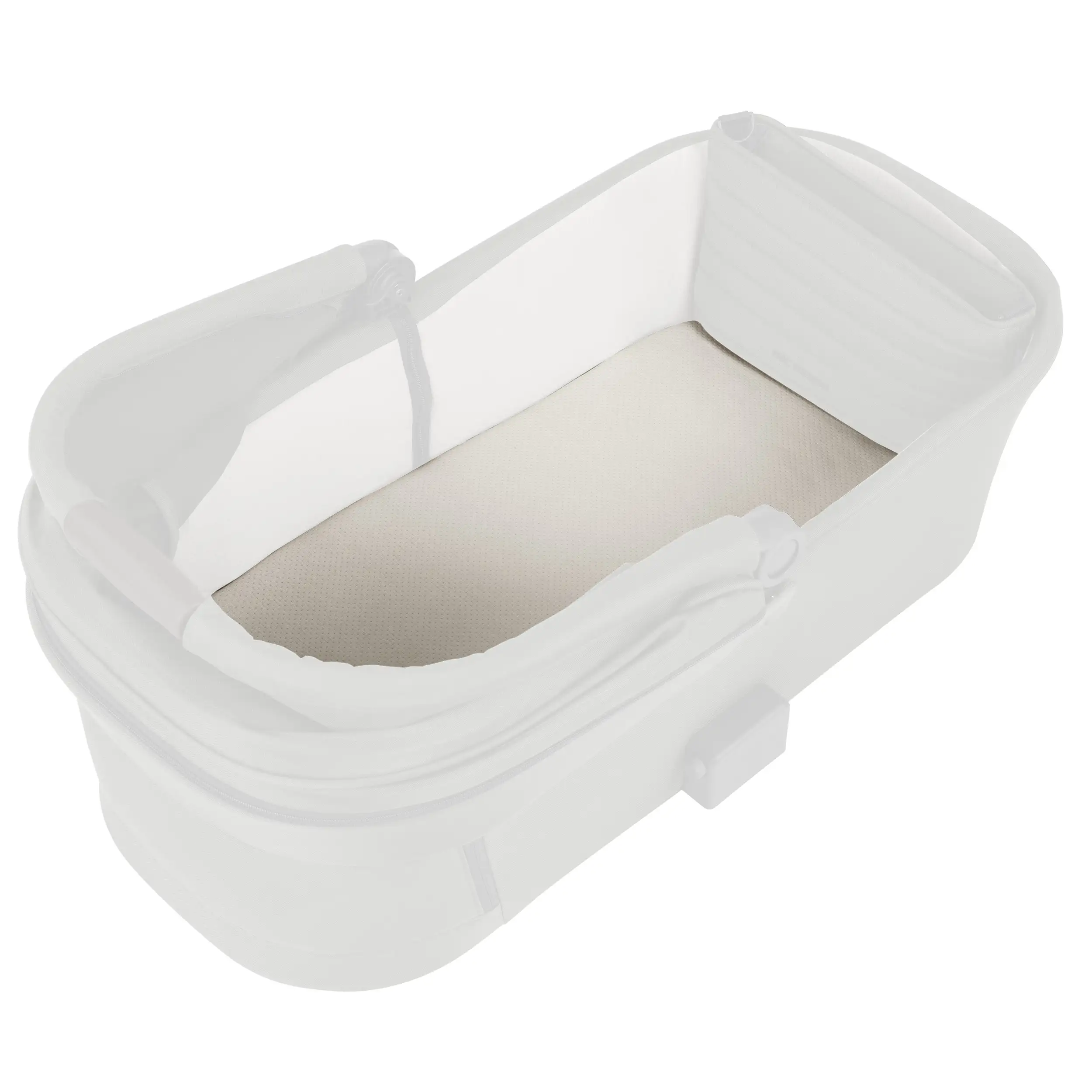 CozyCloud Matratze für Babywanne - Silver Birch