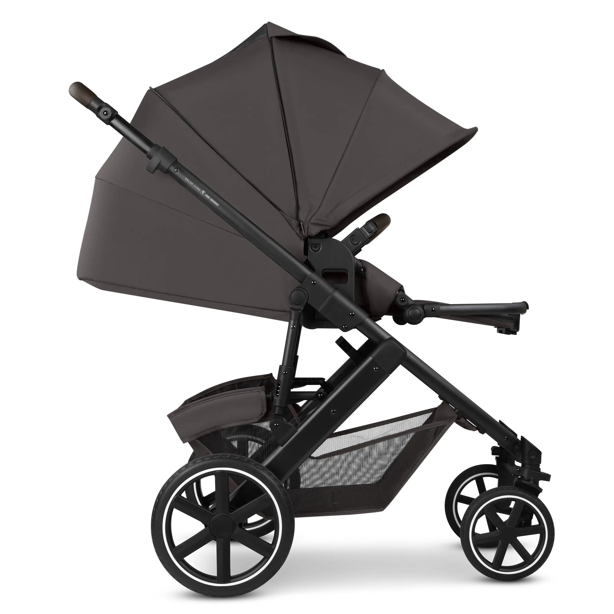3in1 Kinderwagen-Set Salsa Core inkl. Babyschale mit Liegefunktion Calla - Falcon