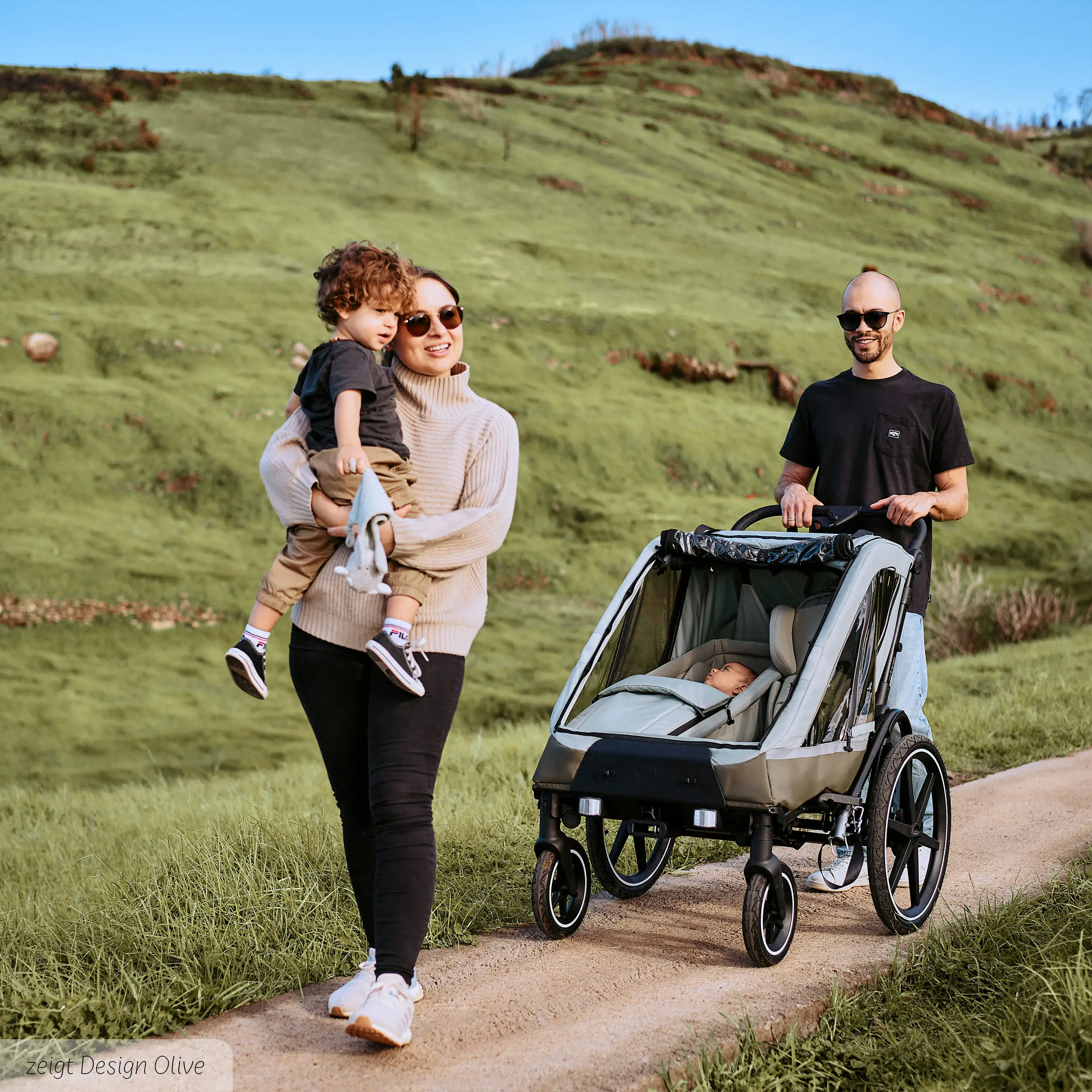 Neugeboreneneinsatz für Fahrradanhänger Tour - Ink