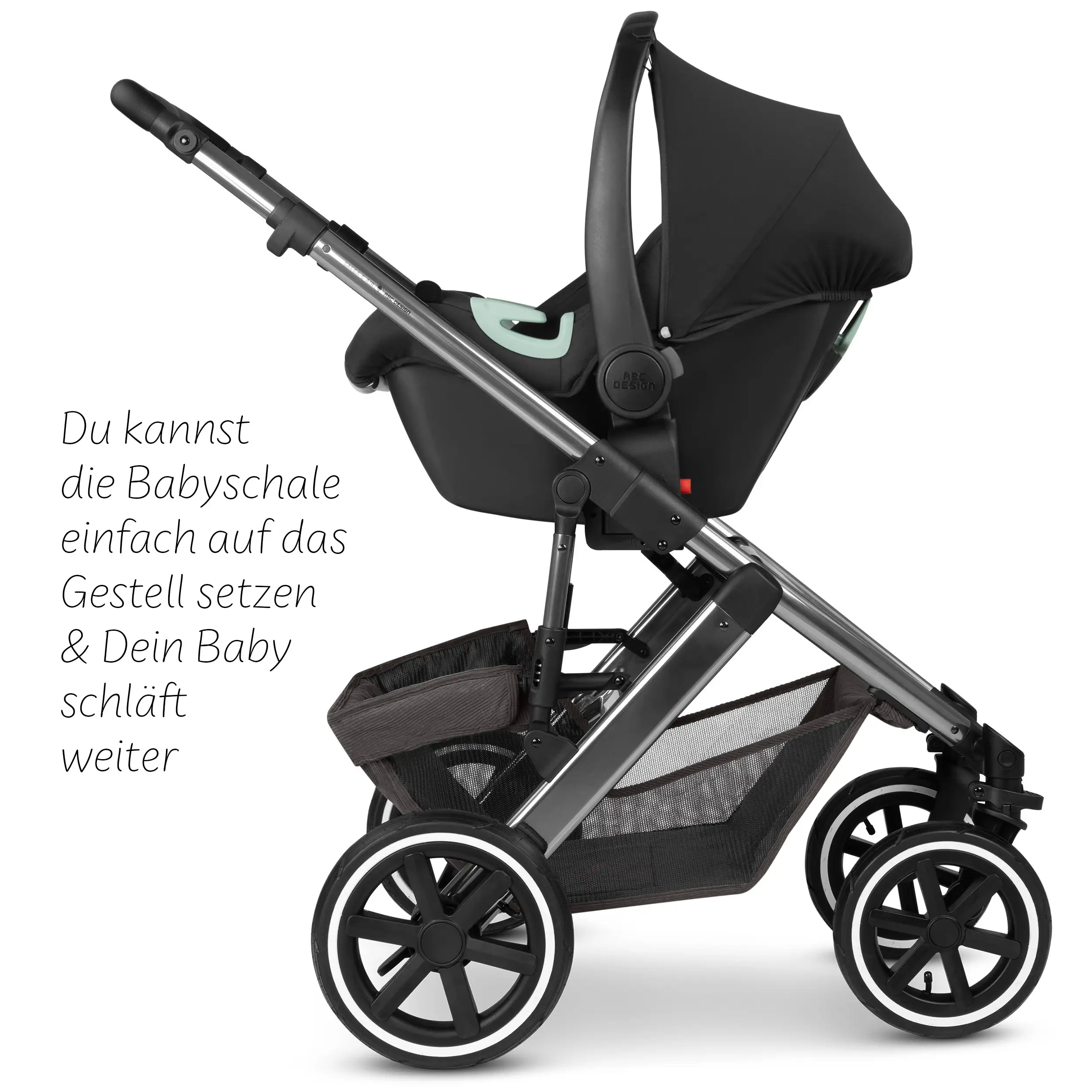 3in1 Kinderwagen-Set Salsa 5 Air - Almond