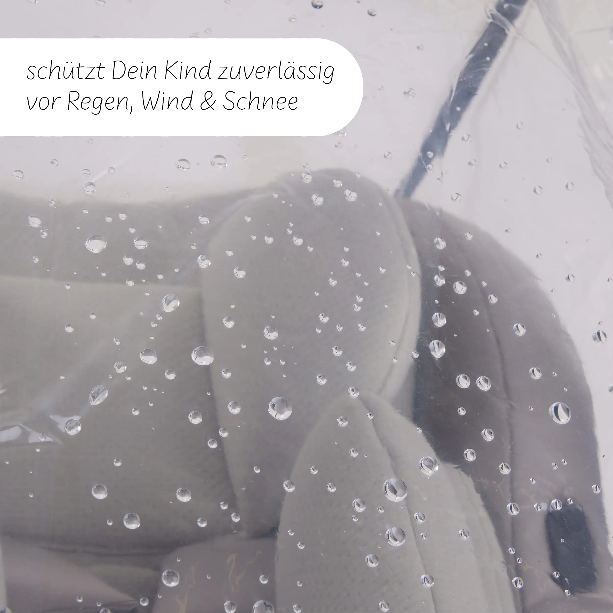 Regenschutz für Babyschale Tulip