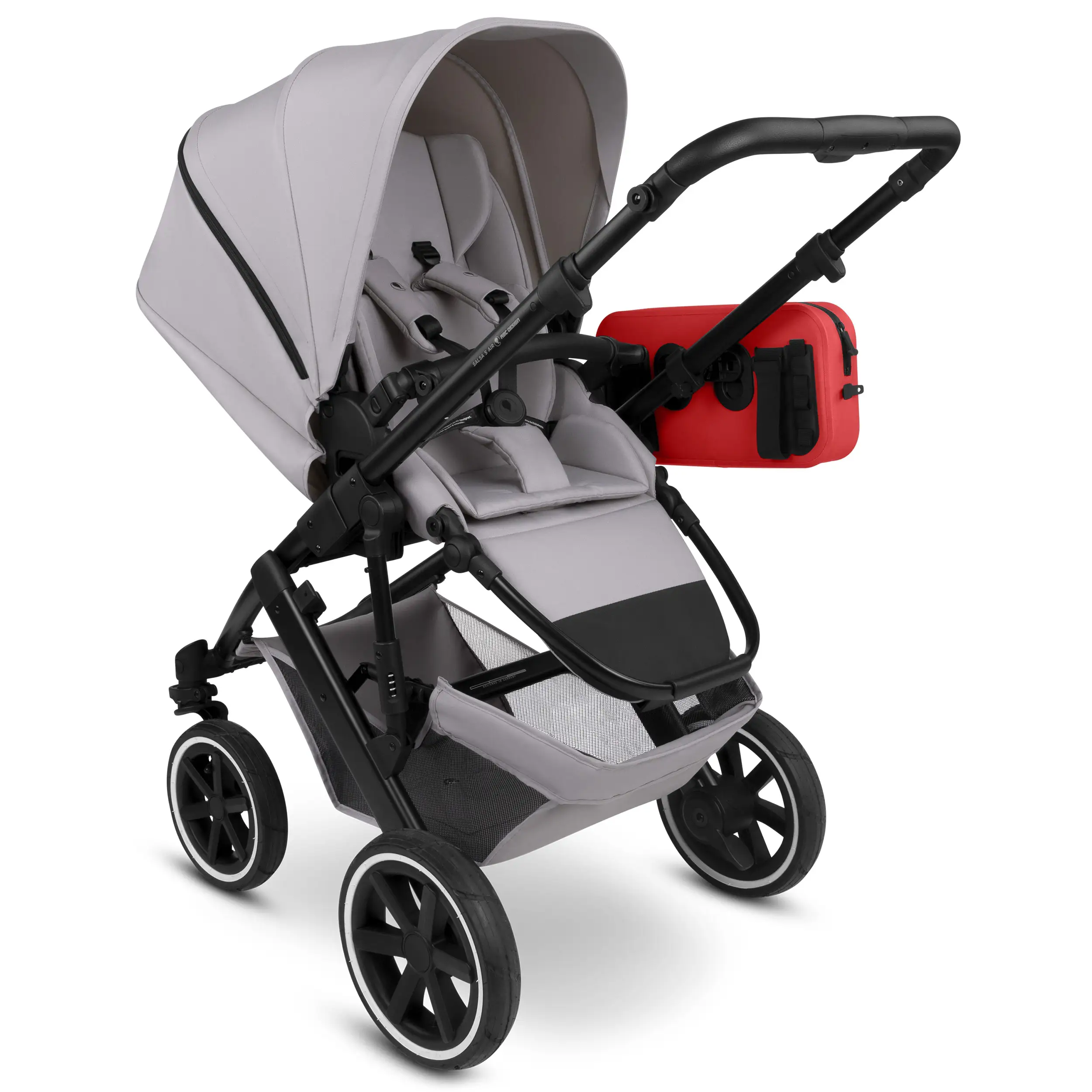 Satteltasche Genf 4,5L für Kinderwagen, Fahrrad & Alltag - Mango