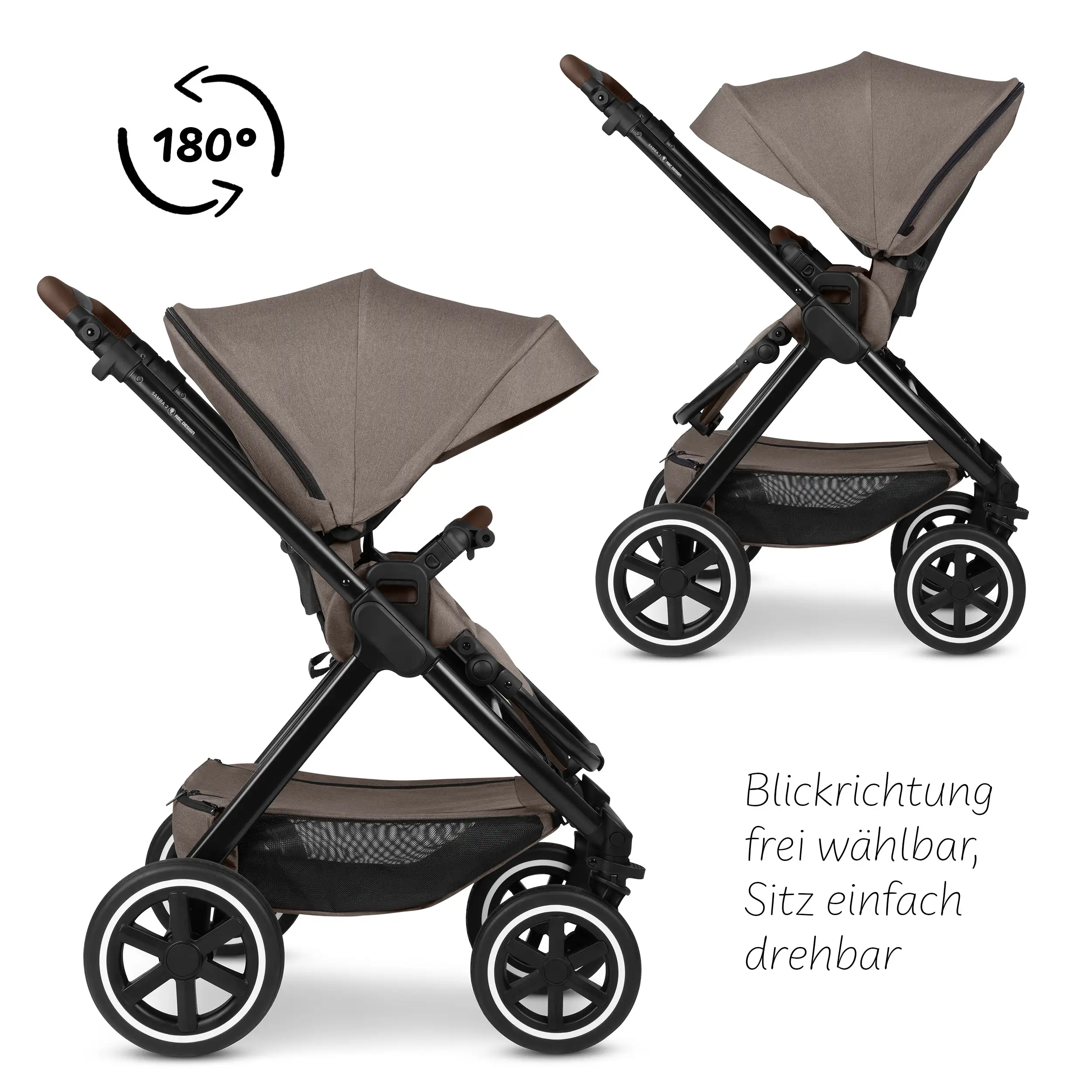 3in1-Kinderwagen-Set Samba 2 - Nature