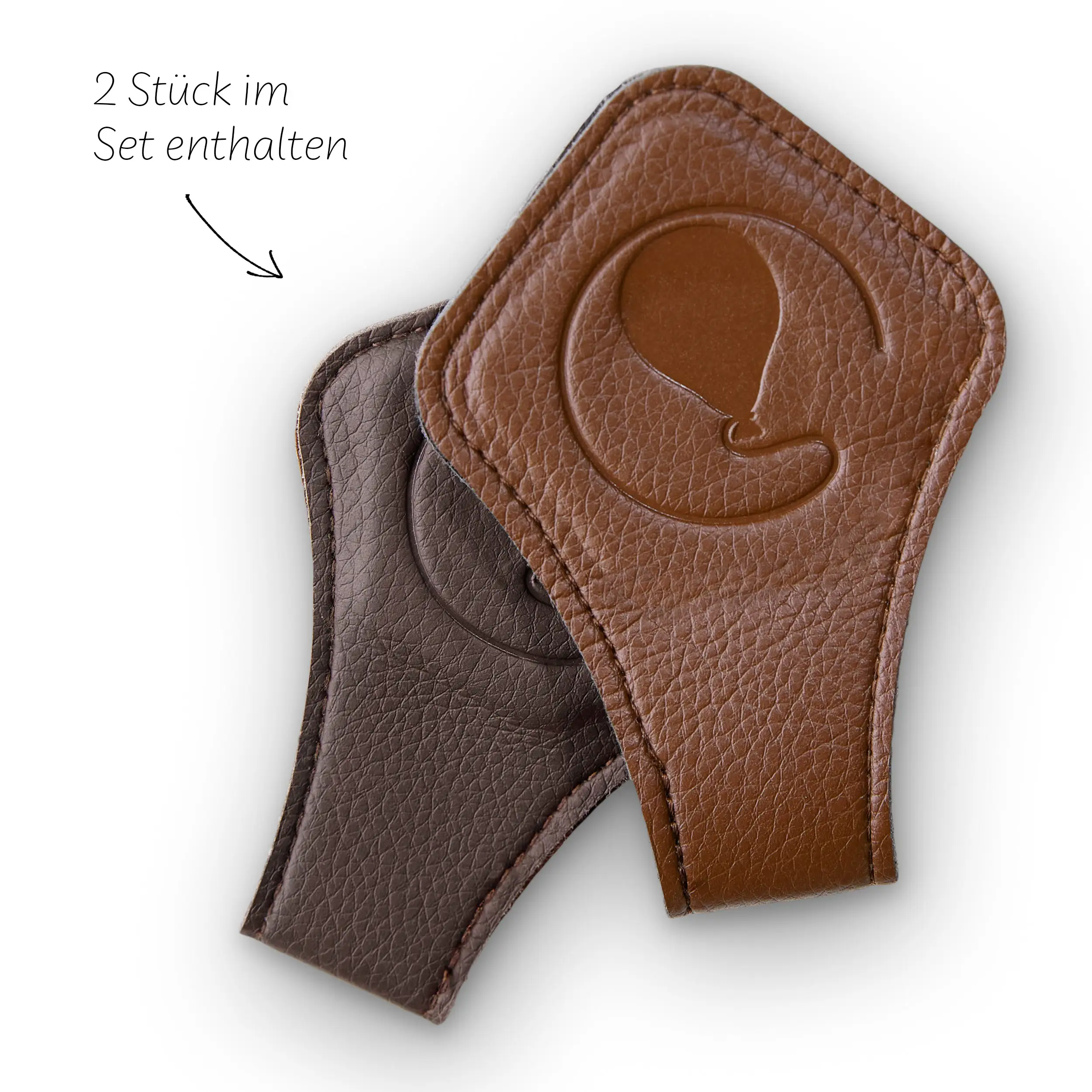 Magnet Clip für Kinderwagen - Brown Dark