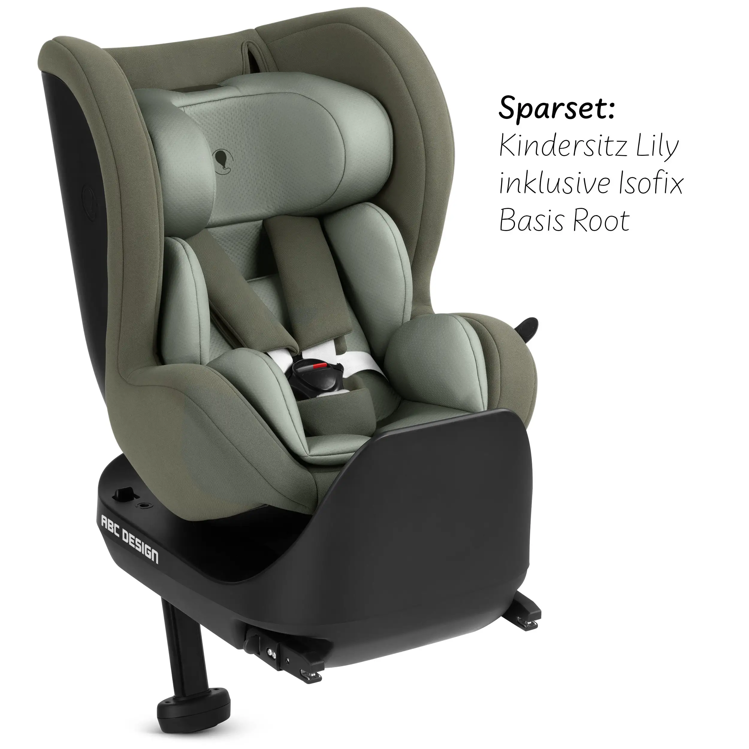 Seggiolino auto Lily i-Size incl. base ISOFIX girevole Root - Sage