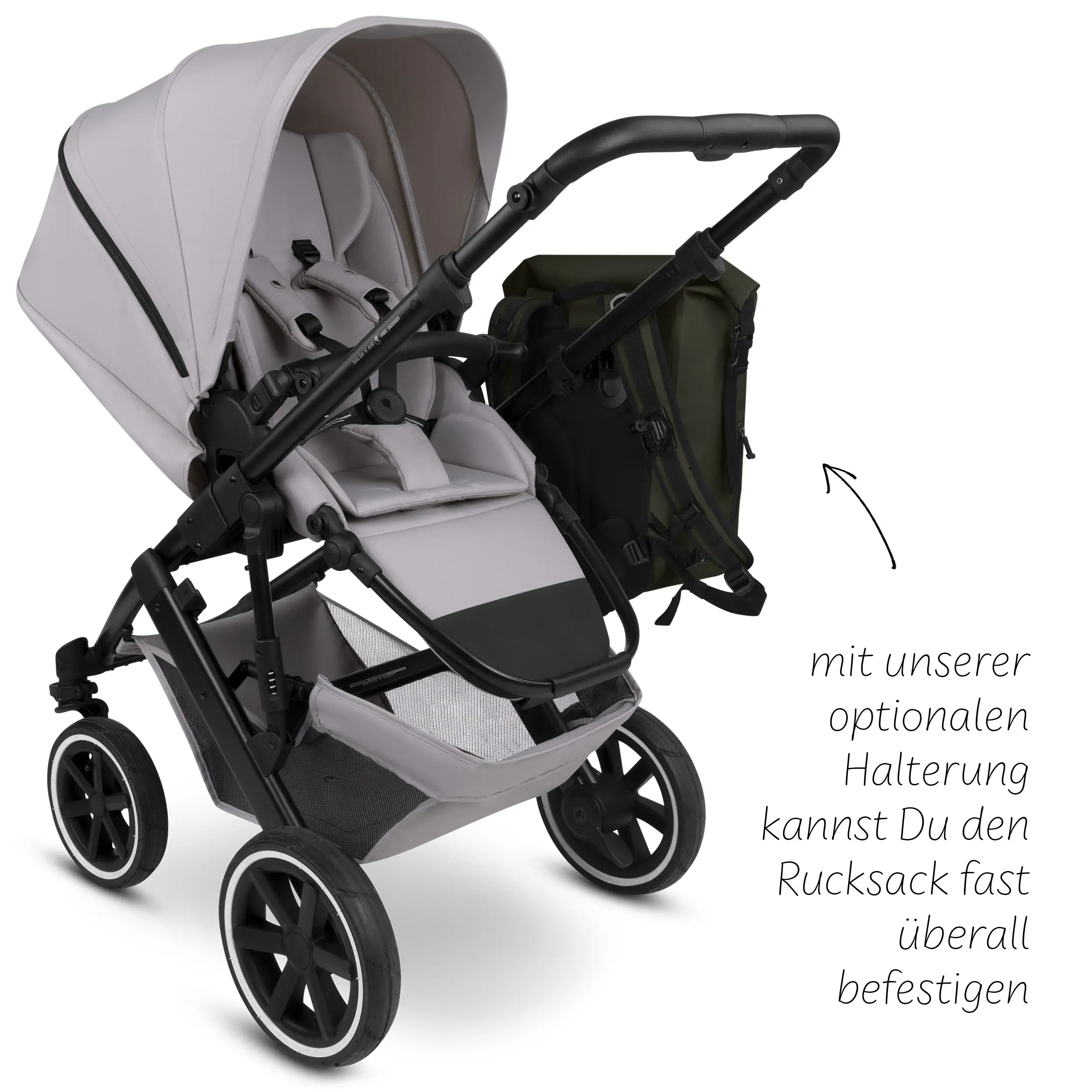 Premium Outdoor-Rucksack Lausanne 20L für Stadt & Natur - Avocado