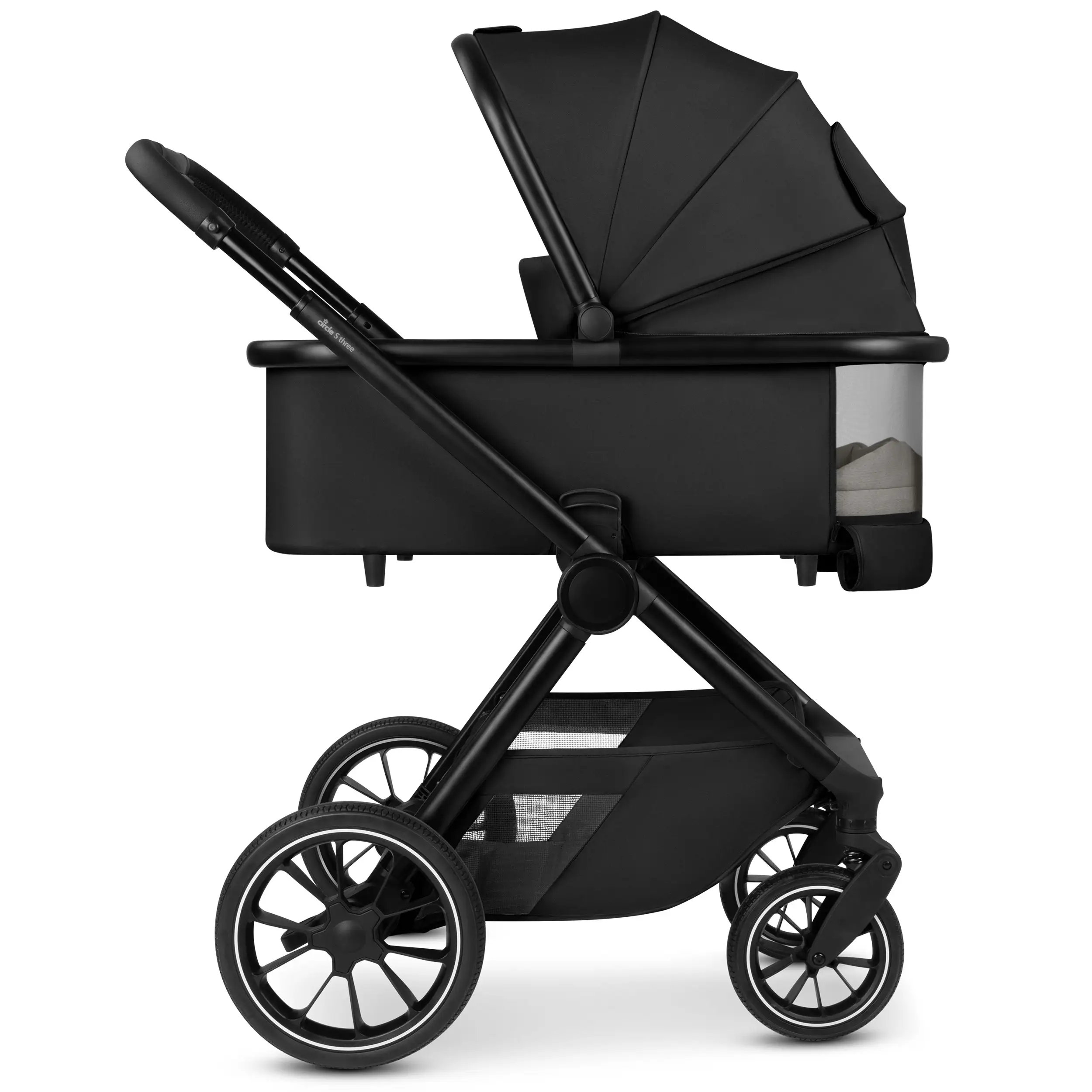 Kombi-Kinderwagen S Three - Black