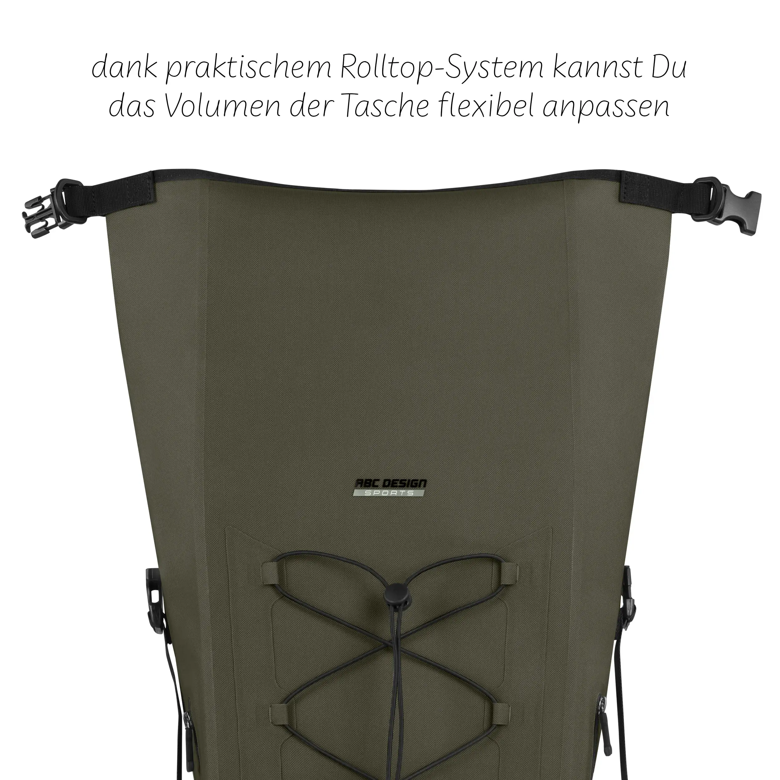 Satteltasche Sion 20L für Kinderwagen Fahrradanhänger & Alltag - Avocado