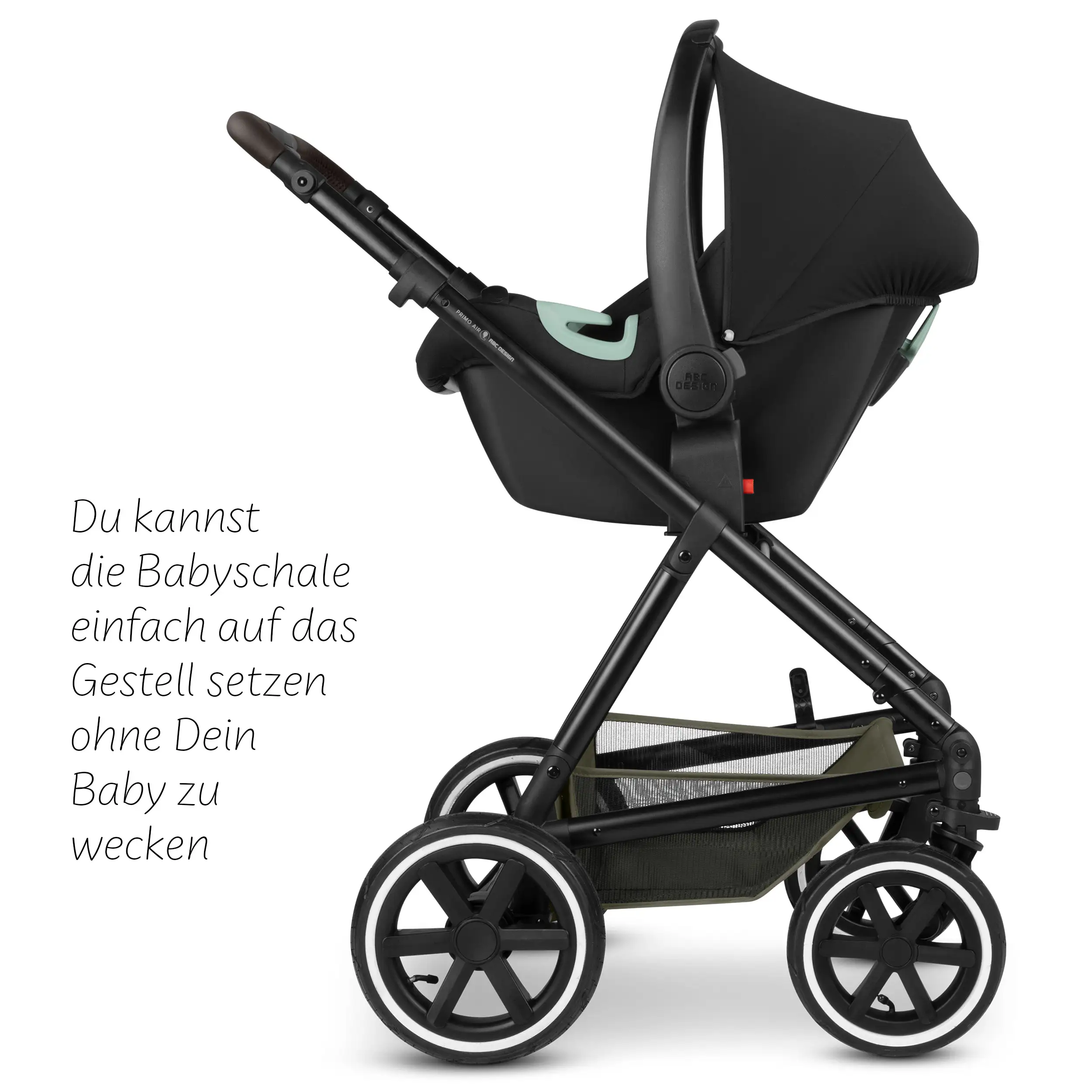 Travel-Set Primo Air inkl. Autositz für Neugeborene - Wheat
