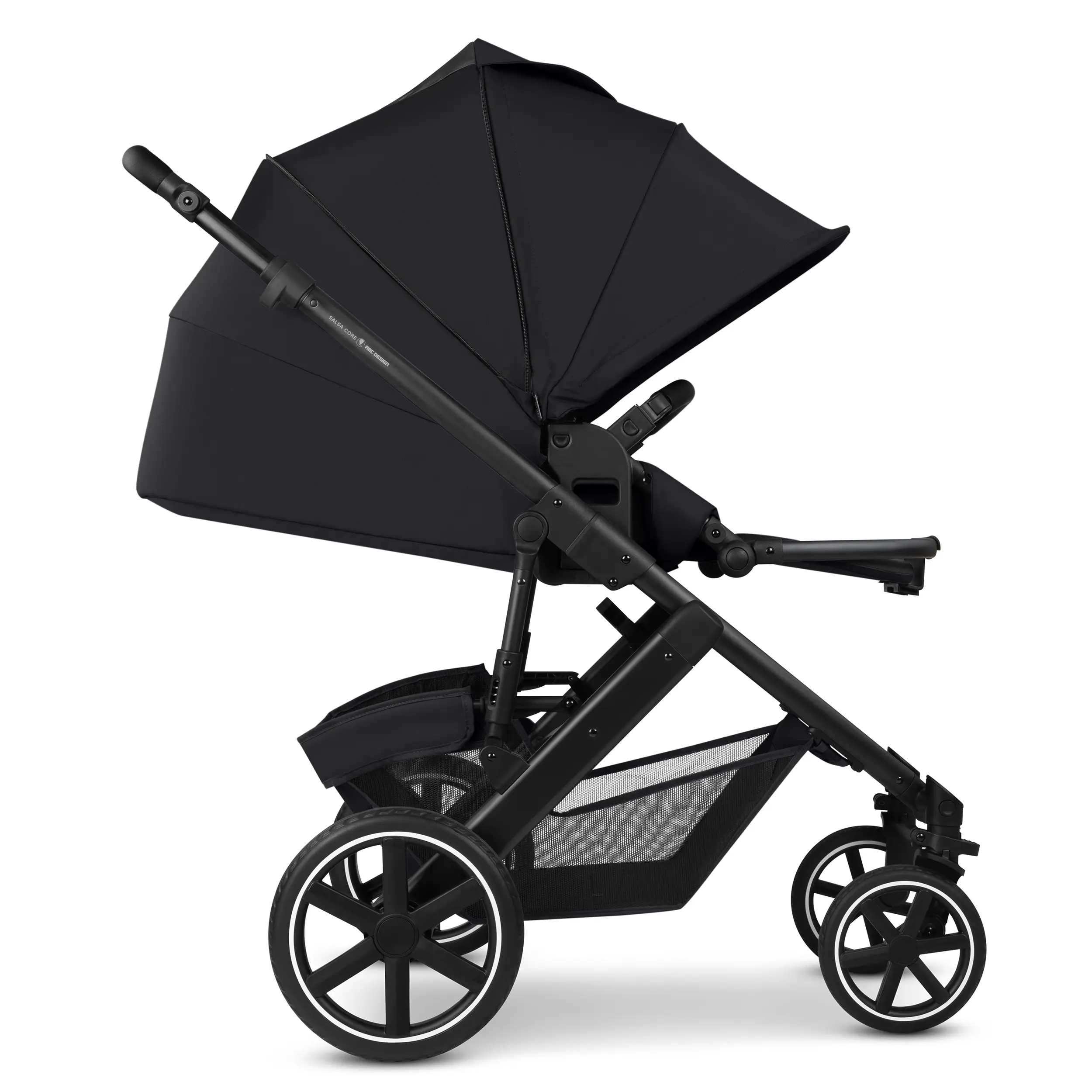 3in1 Kinderwagen-Set Salsa Core inkl. Babyschale mit Liegefunktion Calla - Ink