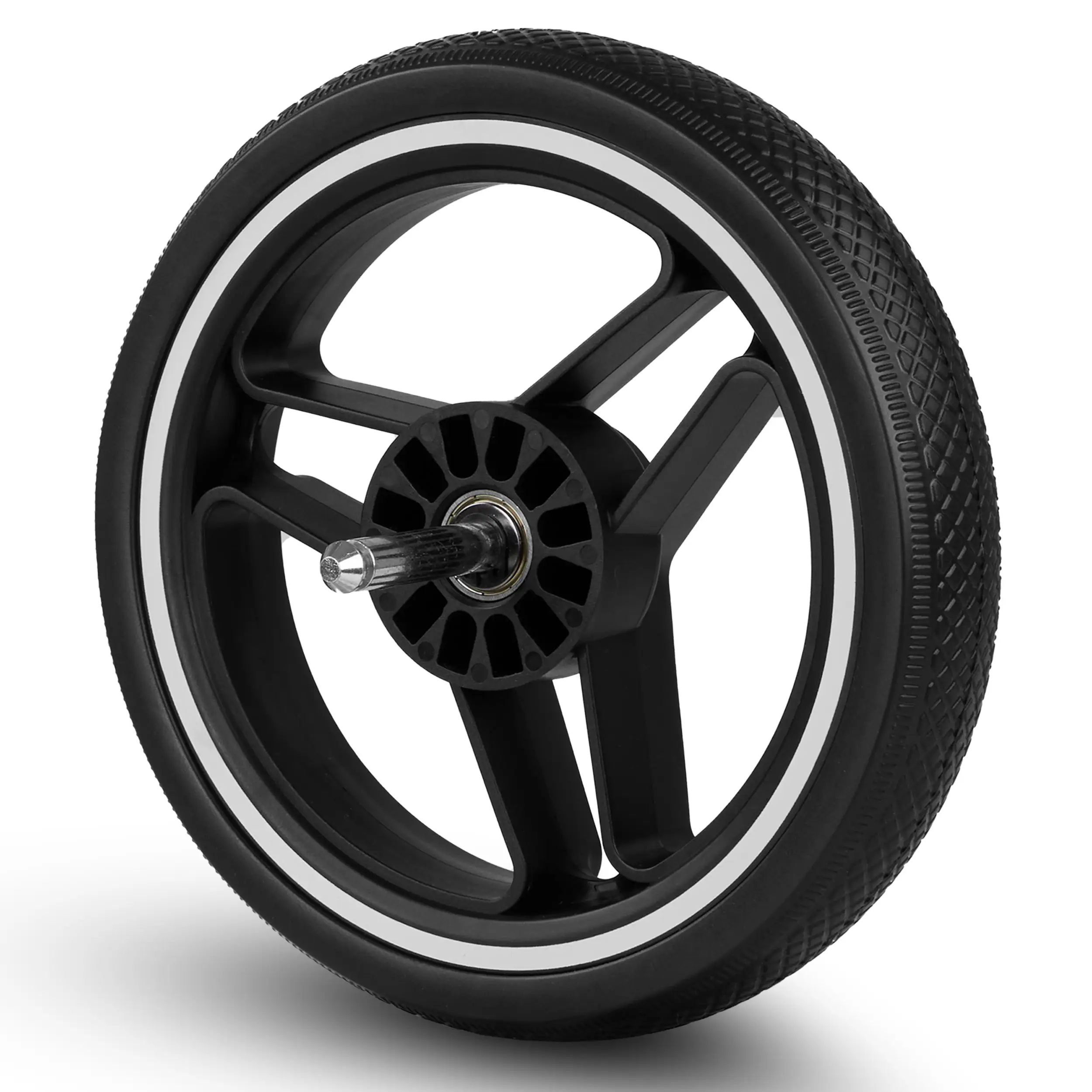 Hinterrad für Ping 3 Trekking / Ping Two Trekking - All Terrain Black / White Wall