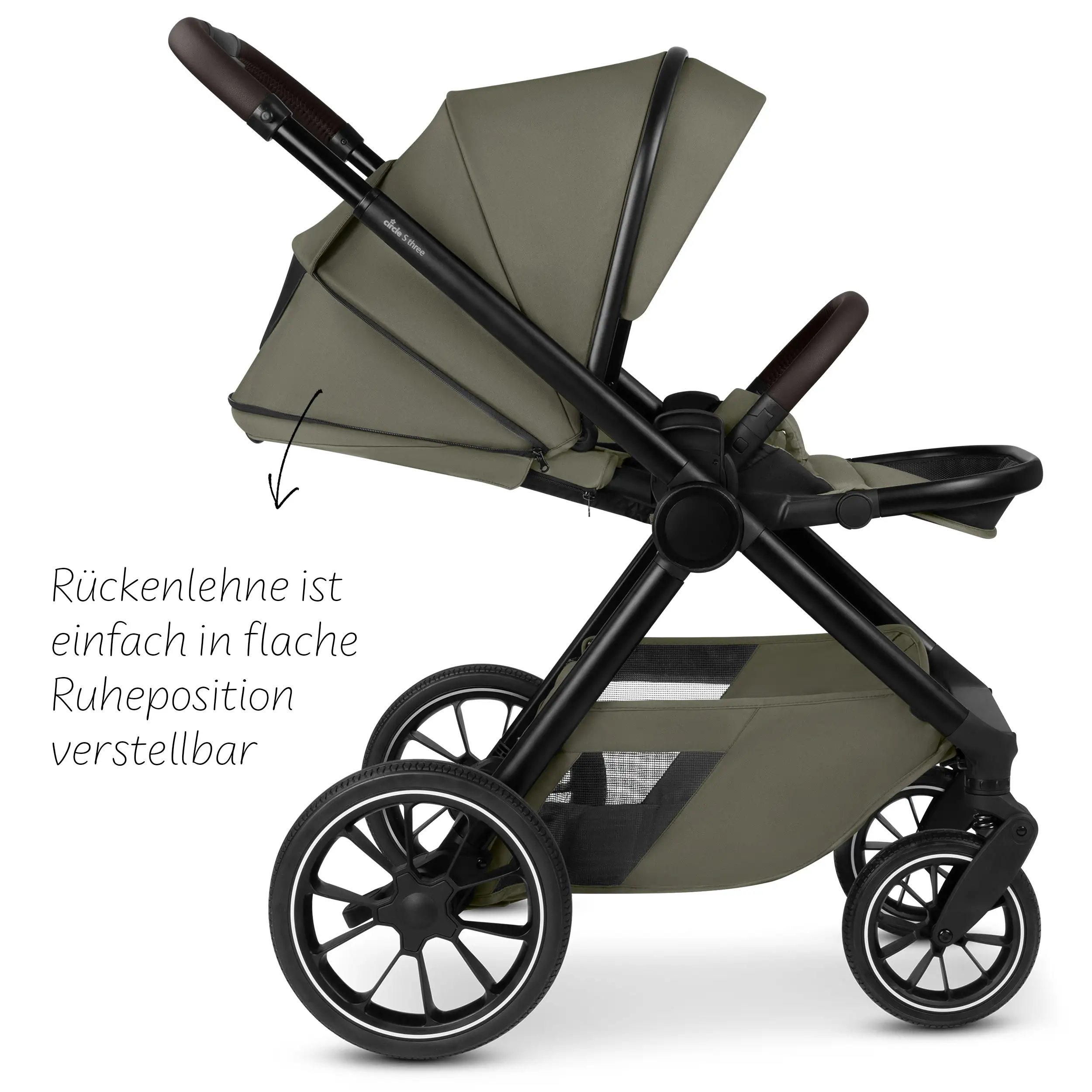 Kombi-Kinderwagen S Three - Wheat