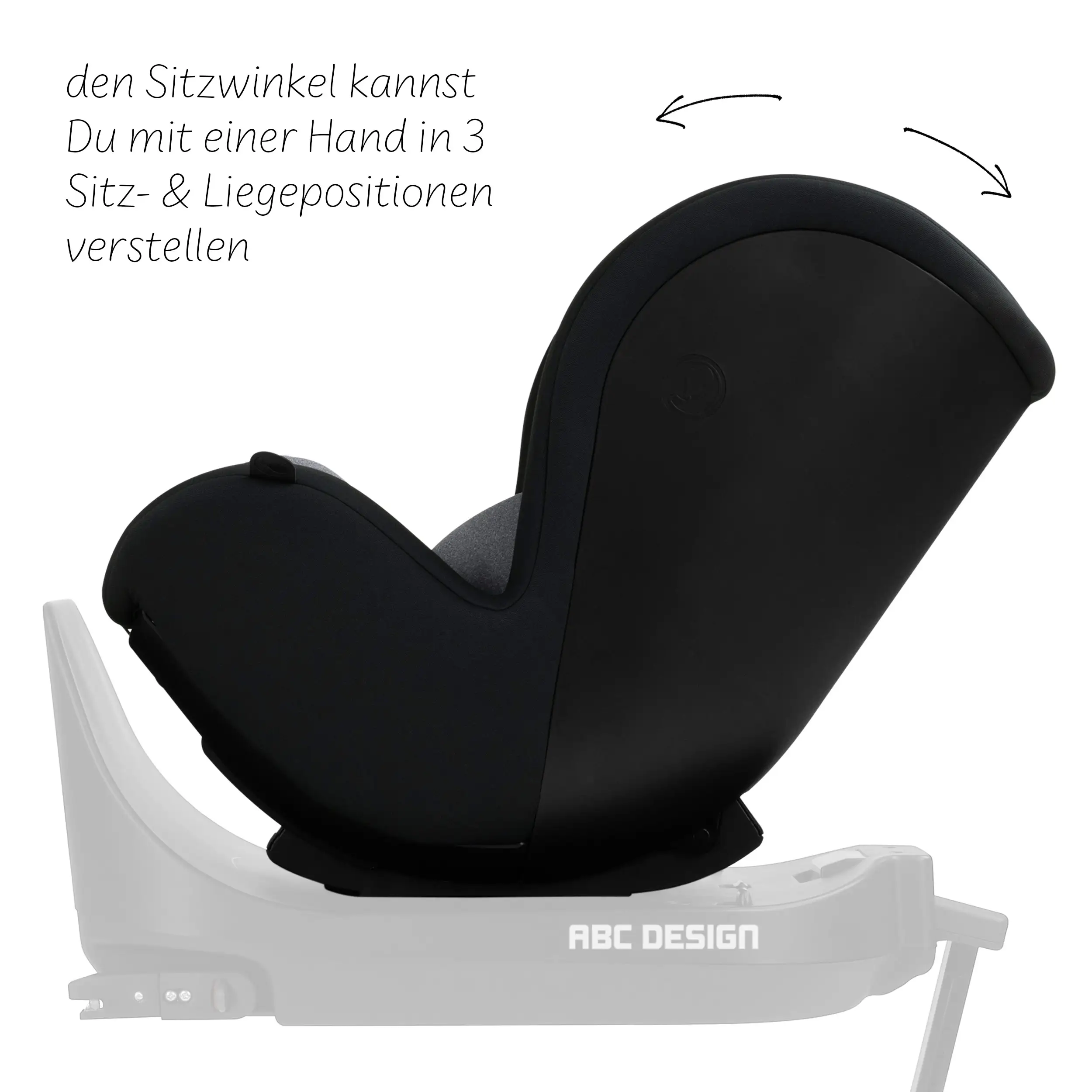 Seggiolino auto Lily i-Size incl. base ISOFIX girevole Root - Graphite