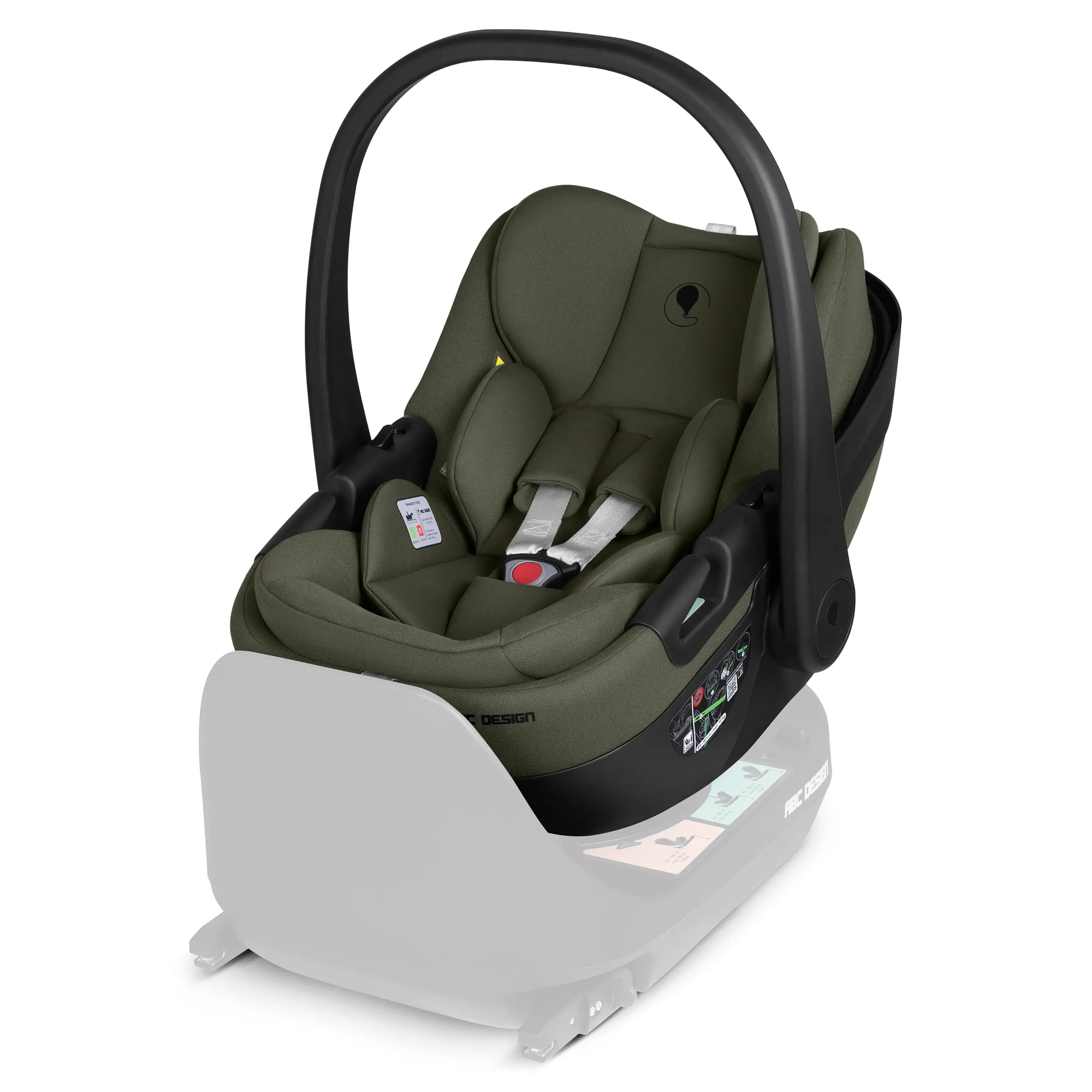 Babyschale mit Liegefunktion Calla i-Size - Olive