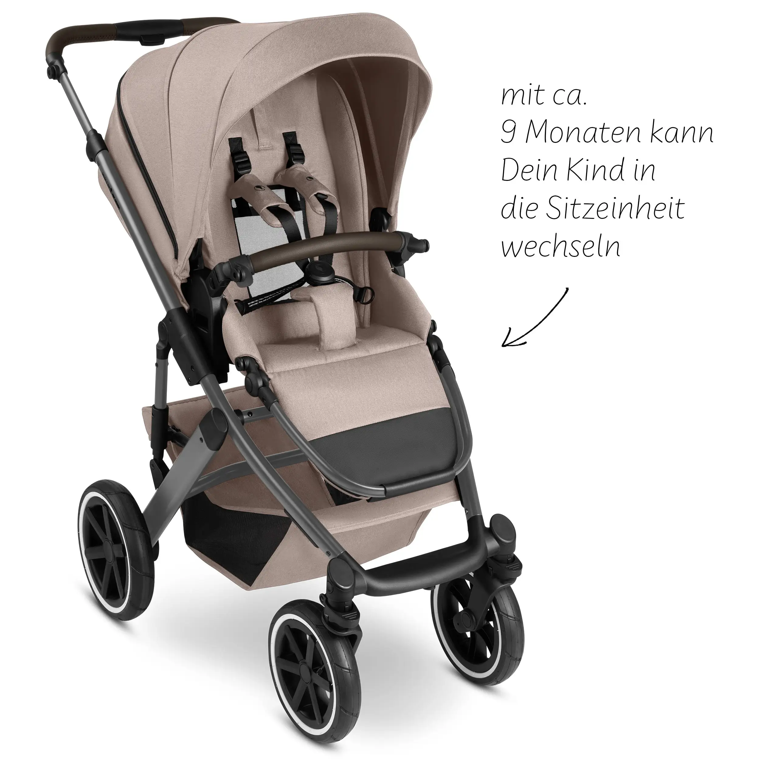 3in1 Kinderwagen-Set Salsa 5 Air - Camel