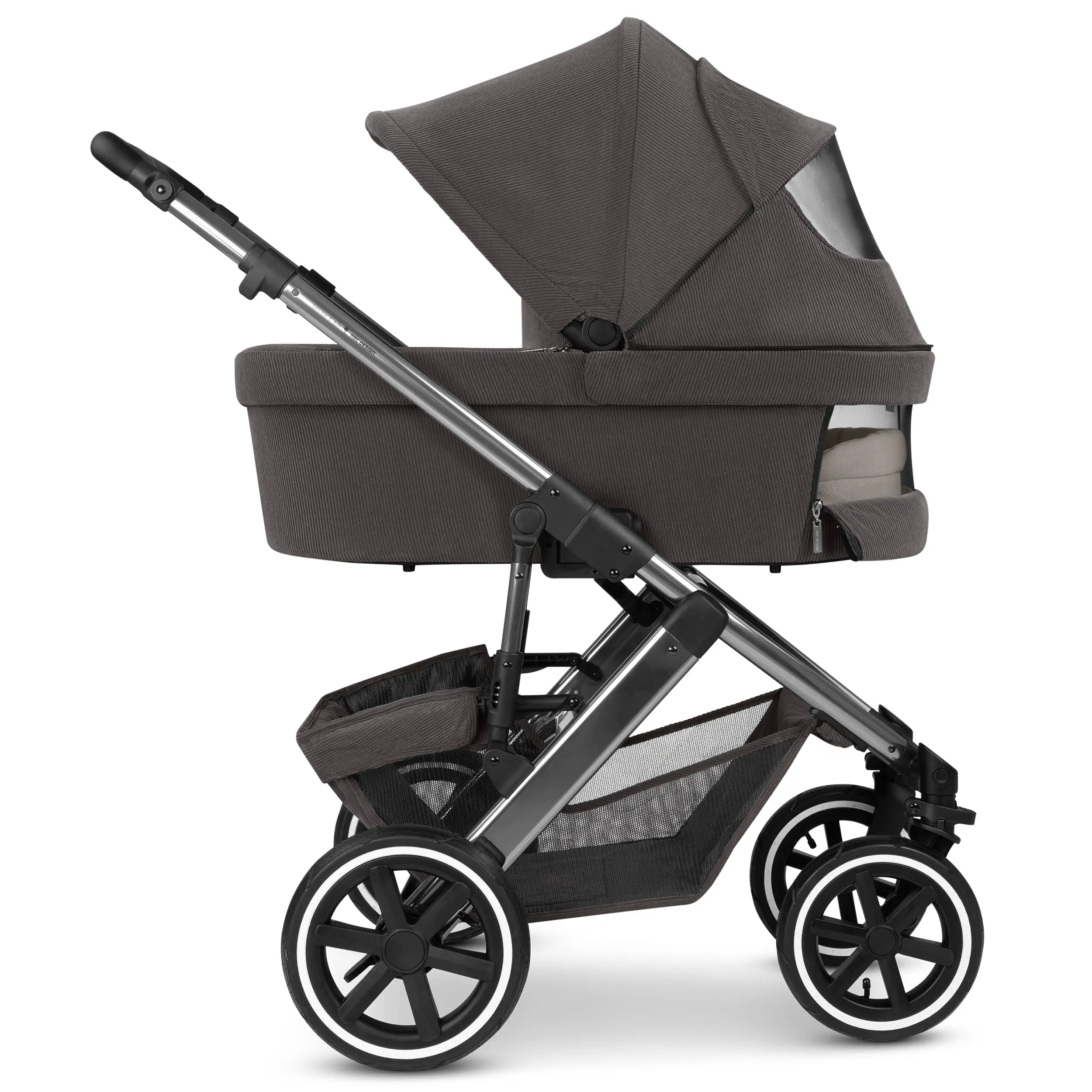 Kombi-Kinderwagen Salsa 5 Air inkl. Winterfußsack & Wickeltasche - Almond