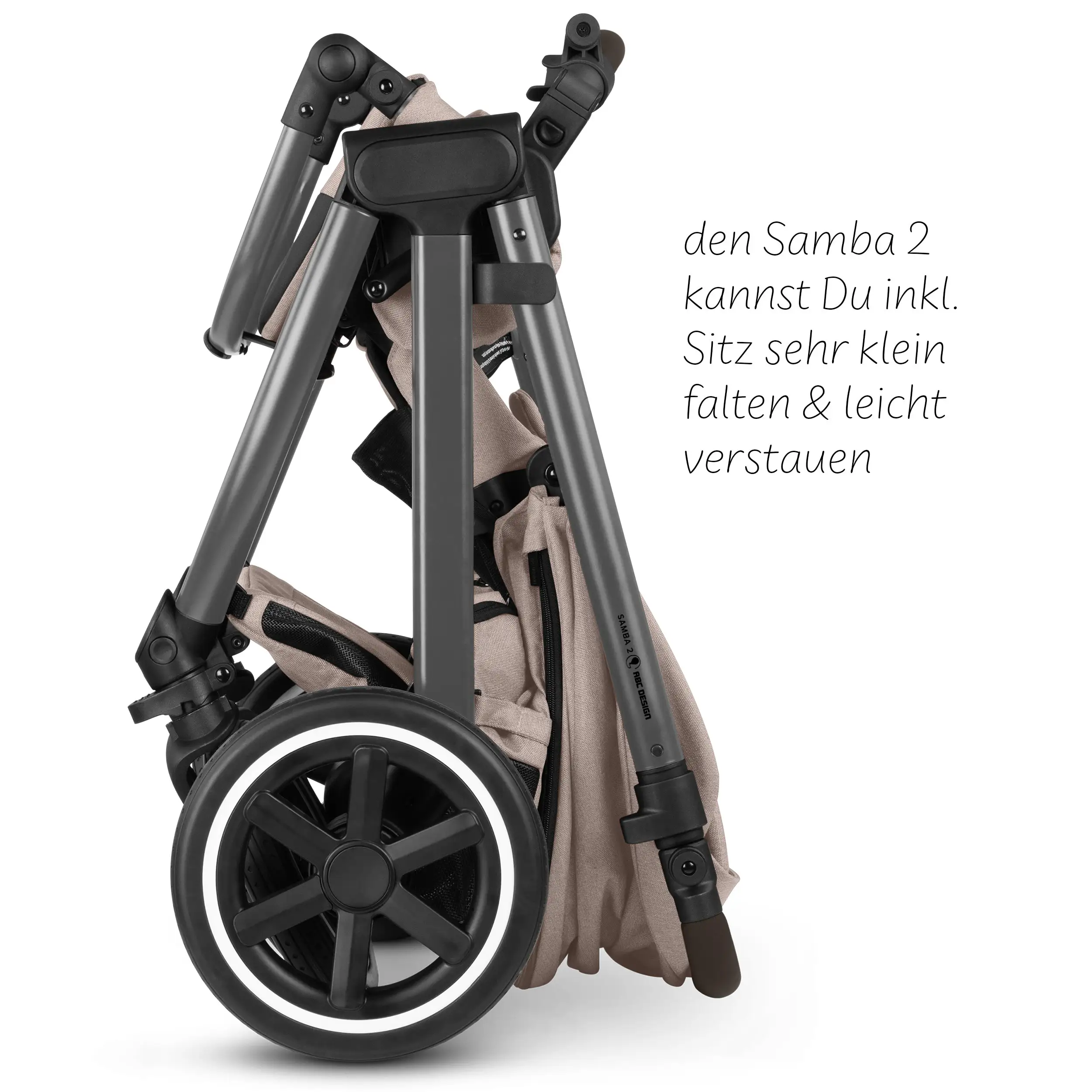 4in1 Kinderwagen Set Samba 2 inkl. Isofix Base - Camel