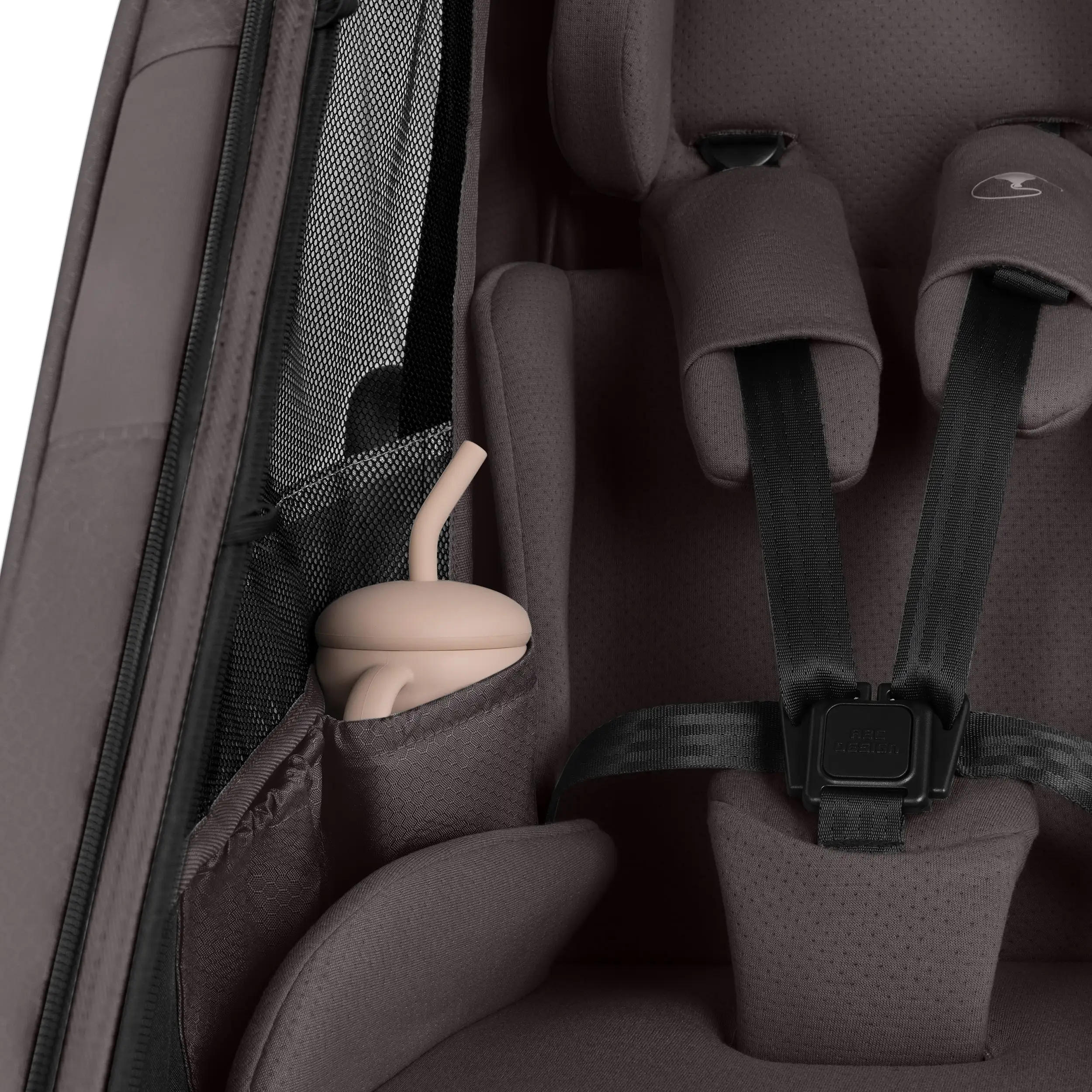 Remorque à vélo Tour 2 avec 2 sièges confortables et roues gonflables - Falcon