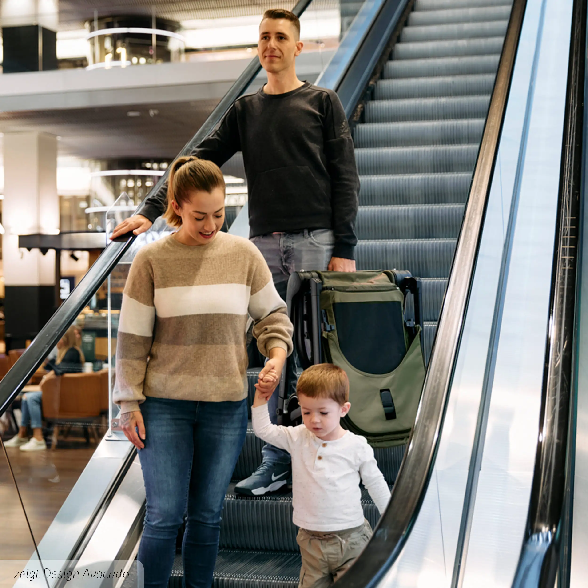 3in1-Kinderwagen-Set City Life - Nature