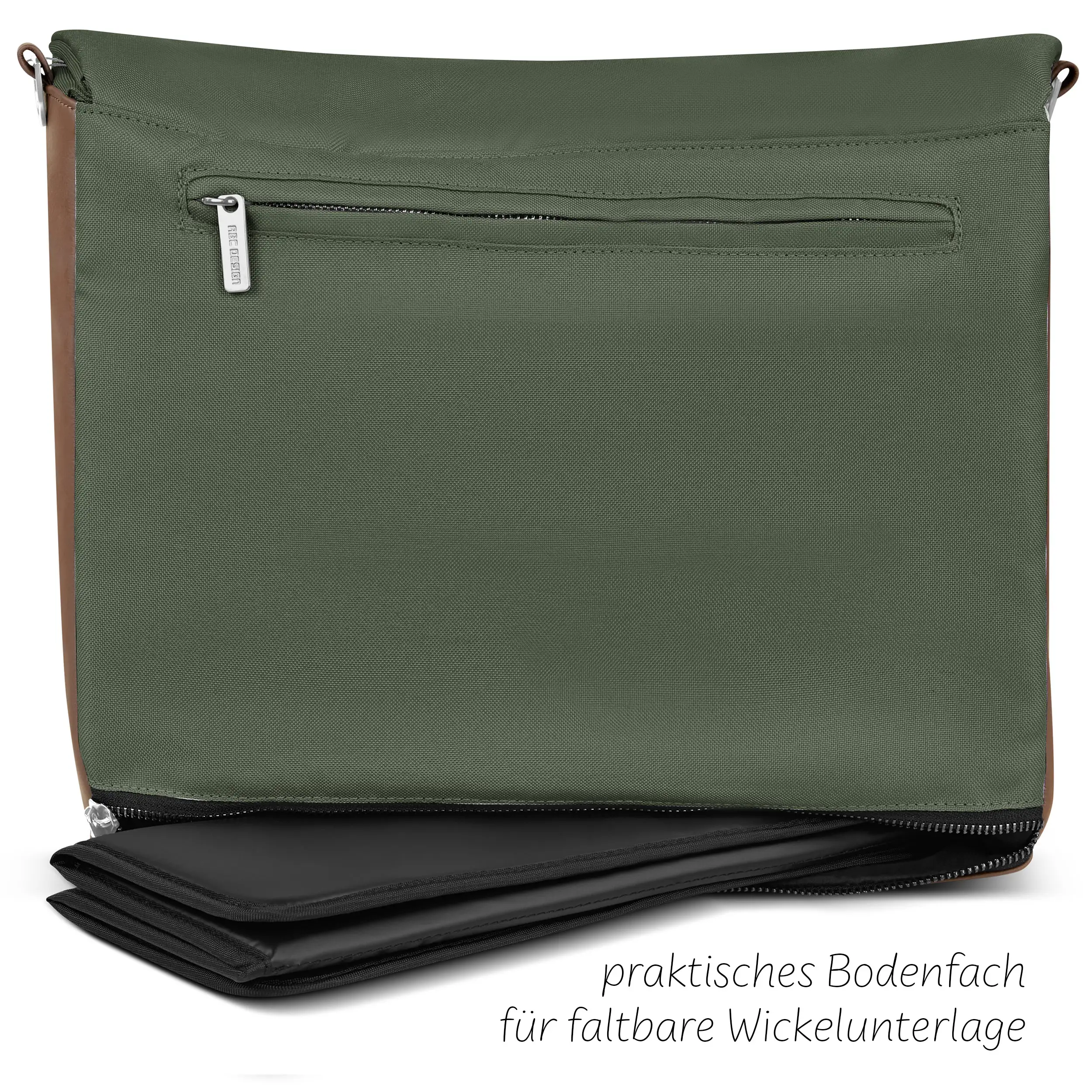 Wickeltasche Urban - Olive
