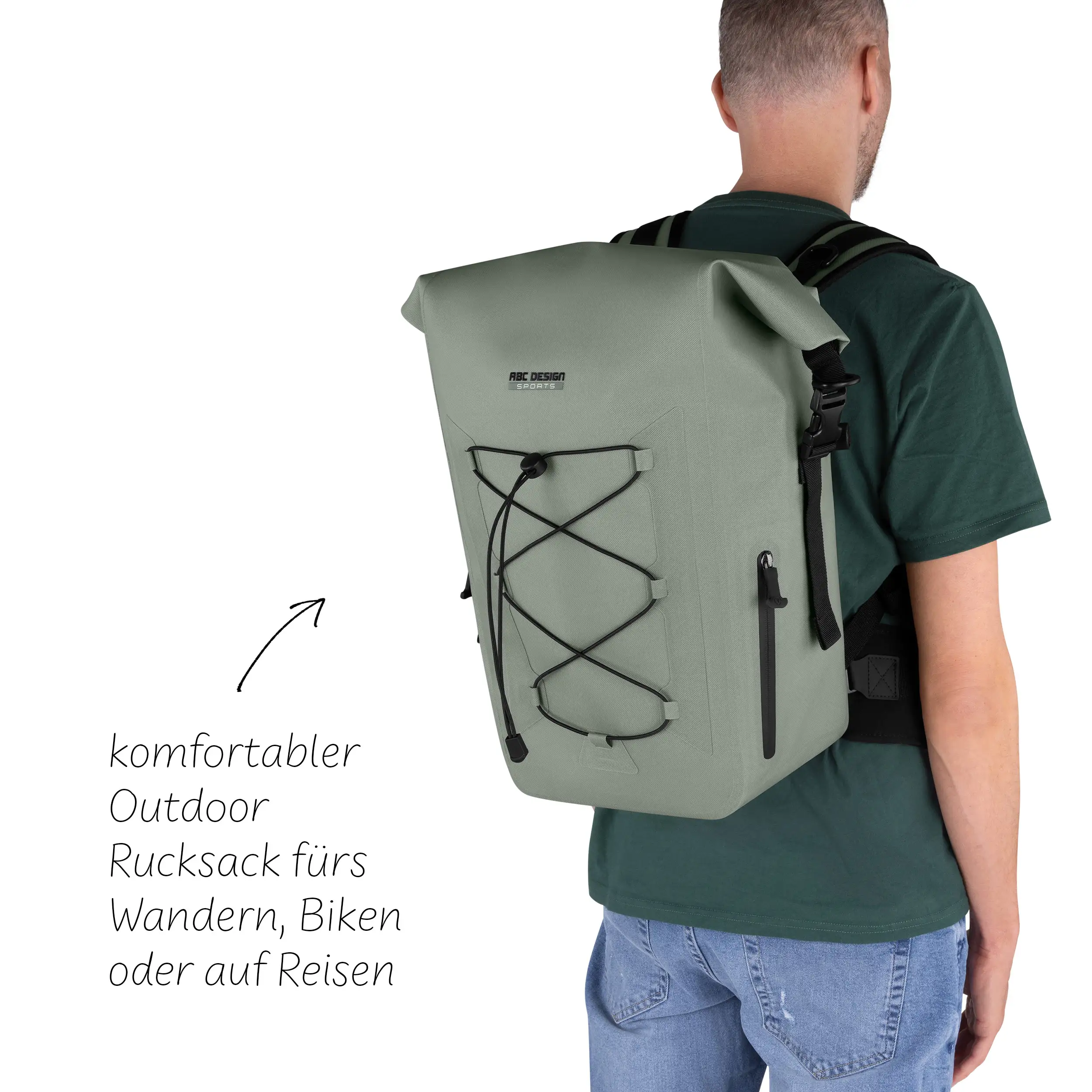Premium Outdoor-Rucksack Lausanne 20L für Stadt & Natur - Pine
