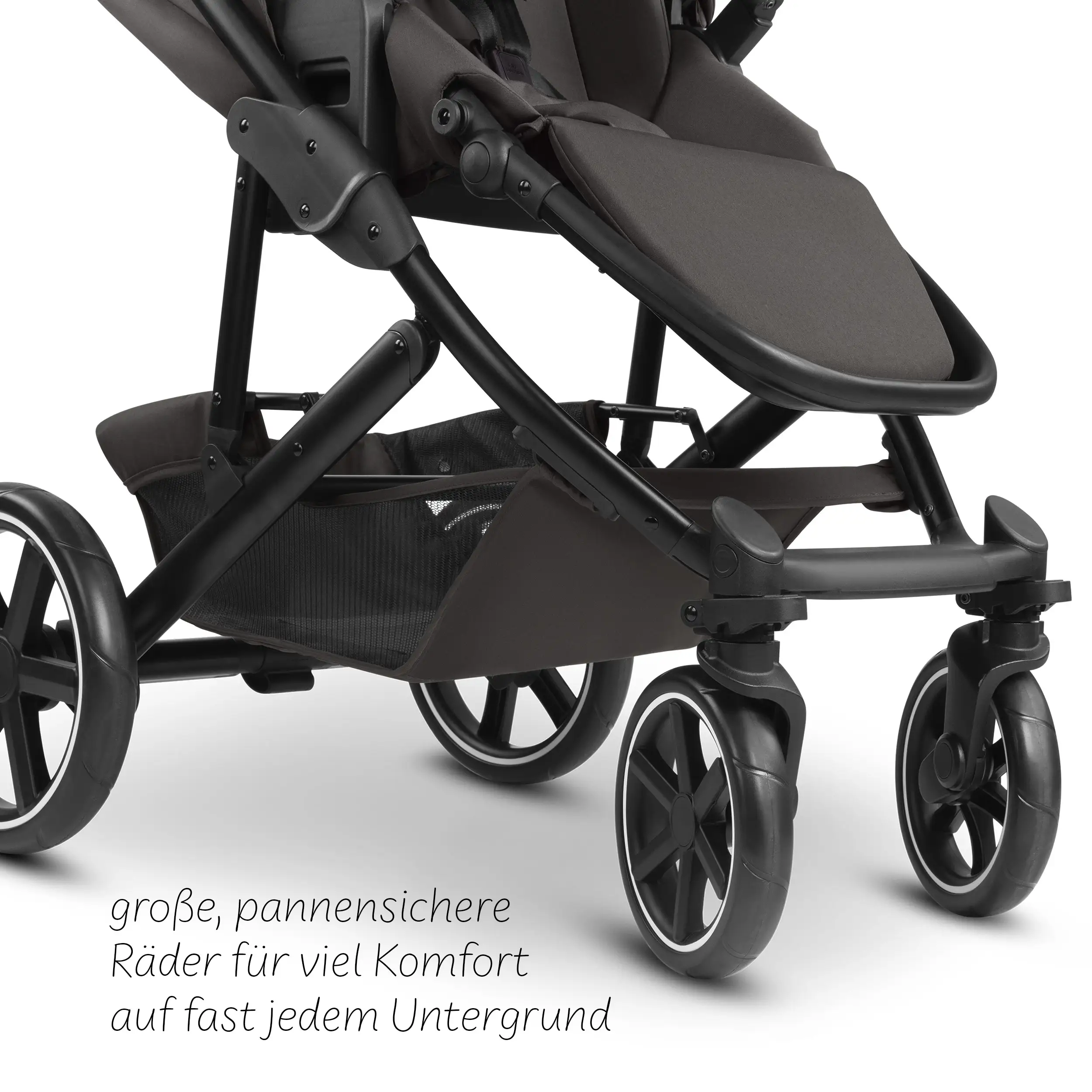 4in1-Kinderwagen-Set Sierra inkl. Isofix Base - Nut