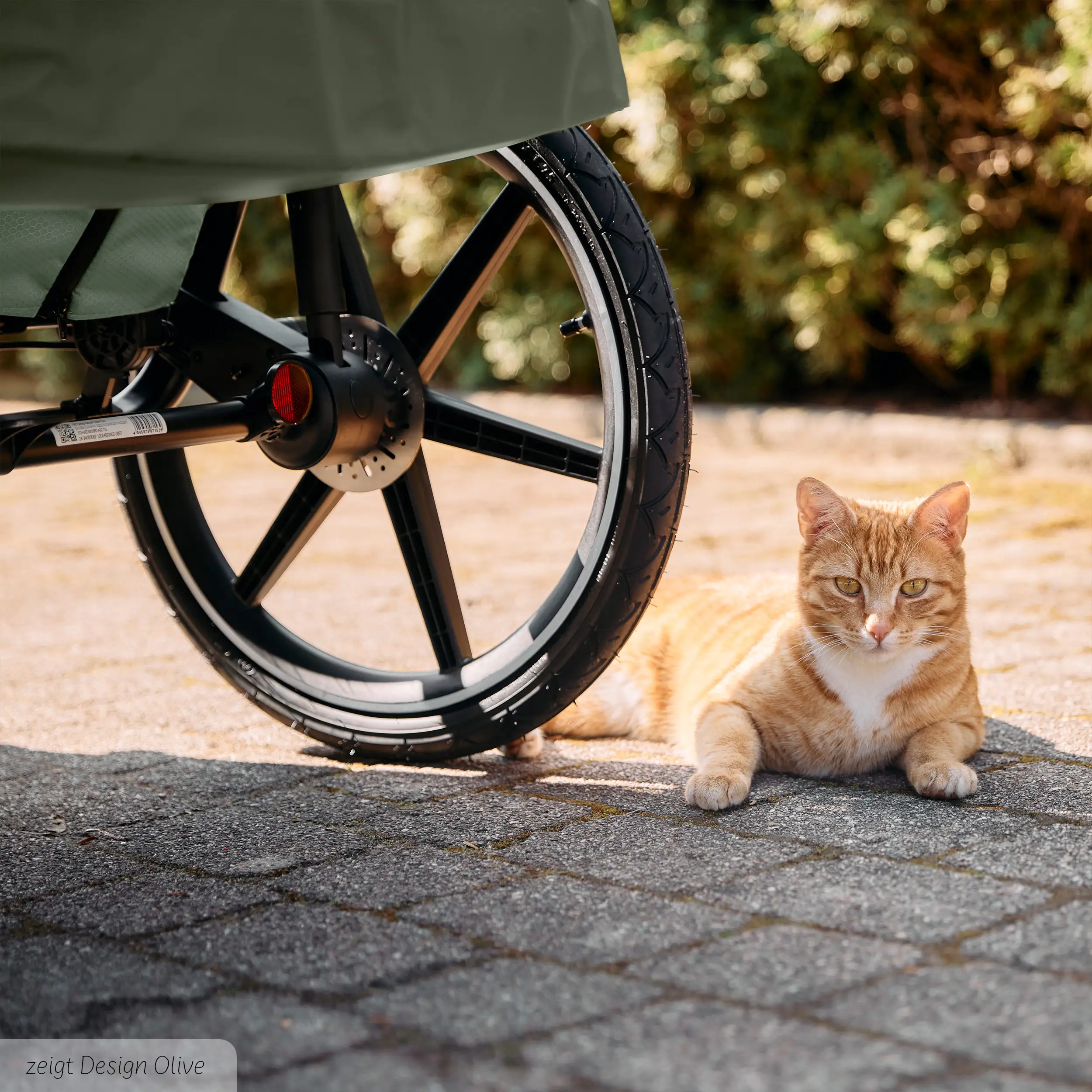 Remorque à vélo Tour 2 avec 2 sièges confortables et roues gonflables - Falcon