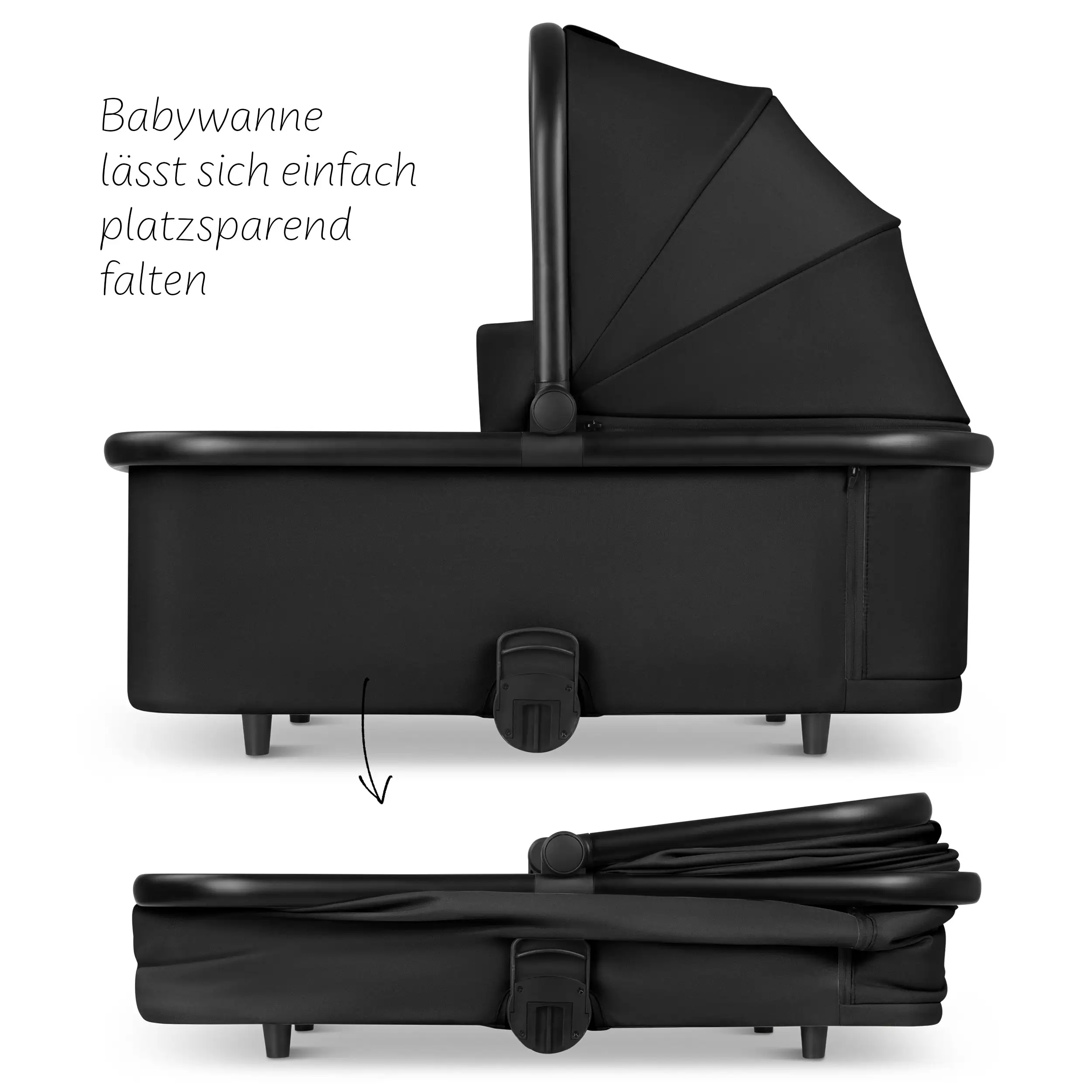 Kombi-Kinderwagen S Three - Black