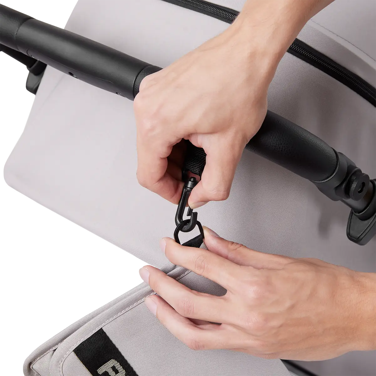 Karabiner für schnelles Ein- & Ausklicken
