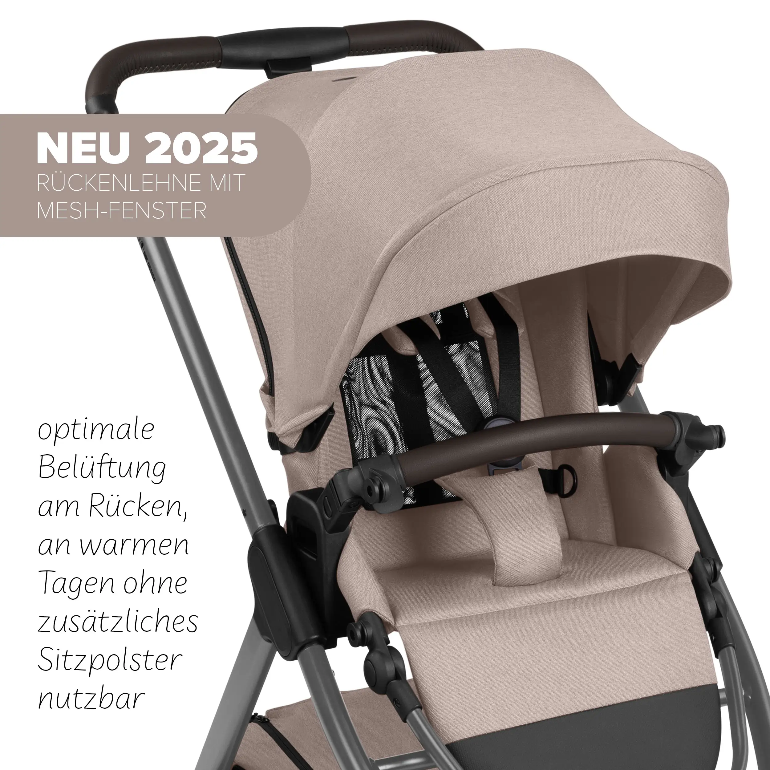 4in1 Kinderwagen Set Samba 2 inkl. Isofix Base - Camel