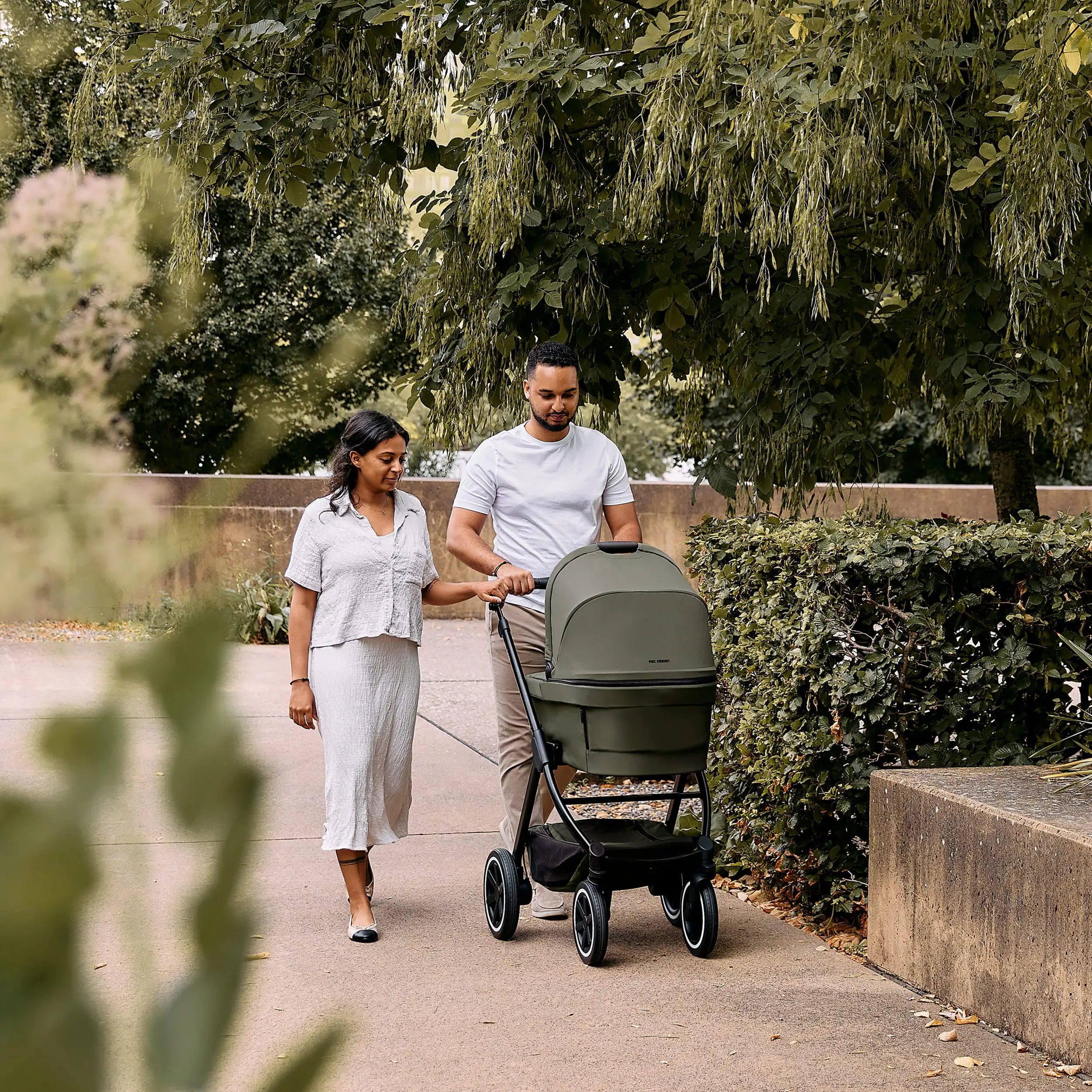 Ensemble poussette 3en1 Samba 2 avec coque auto Maxi Cosi Pebble 360 Pro 2 - Avocado