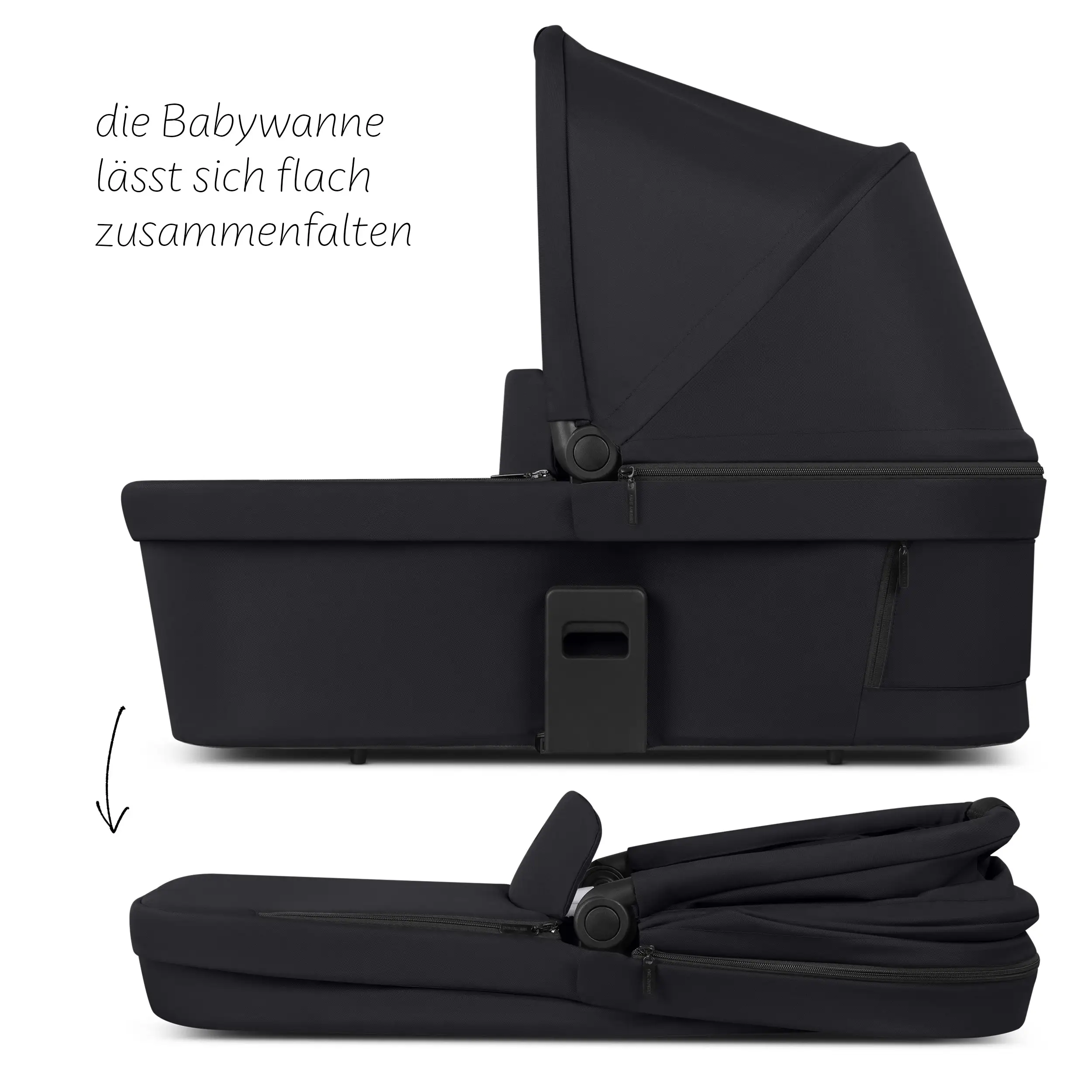 Ensemble poussette 4en1 Salsa Core avec coque auto inclinable Calla et base ISOFIX Root - Ink