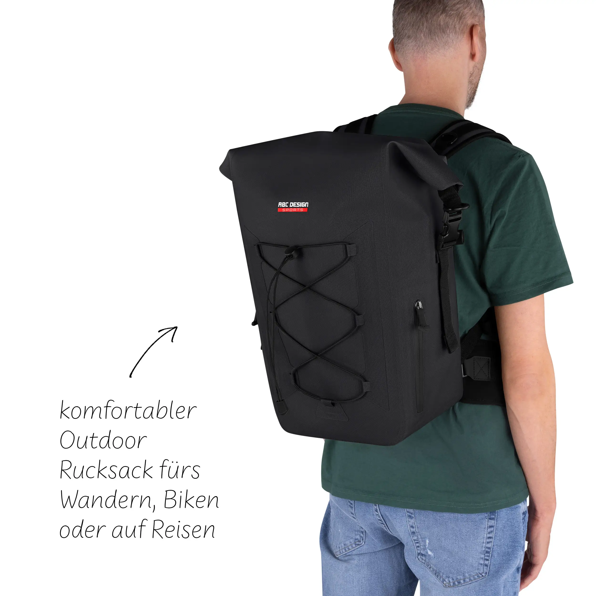 Premium Outdoor-Rucksack Lausanne 20L für Stadt & Natur - Ink