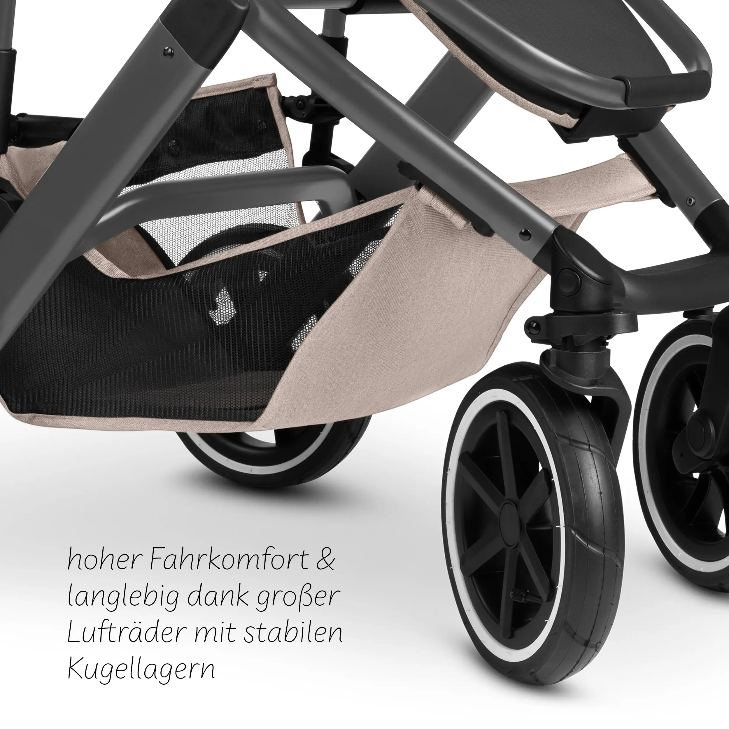 4in1 Kinderwagen-Set Salsa 5 Air inkl. Isofix Base - Camel