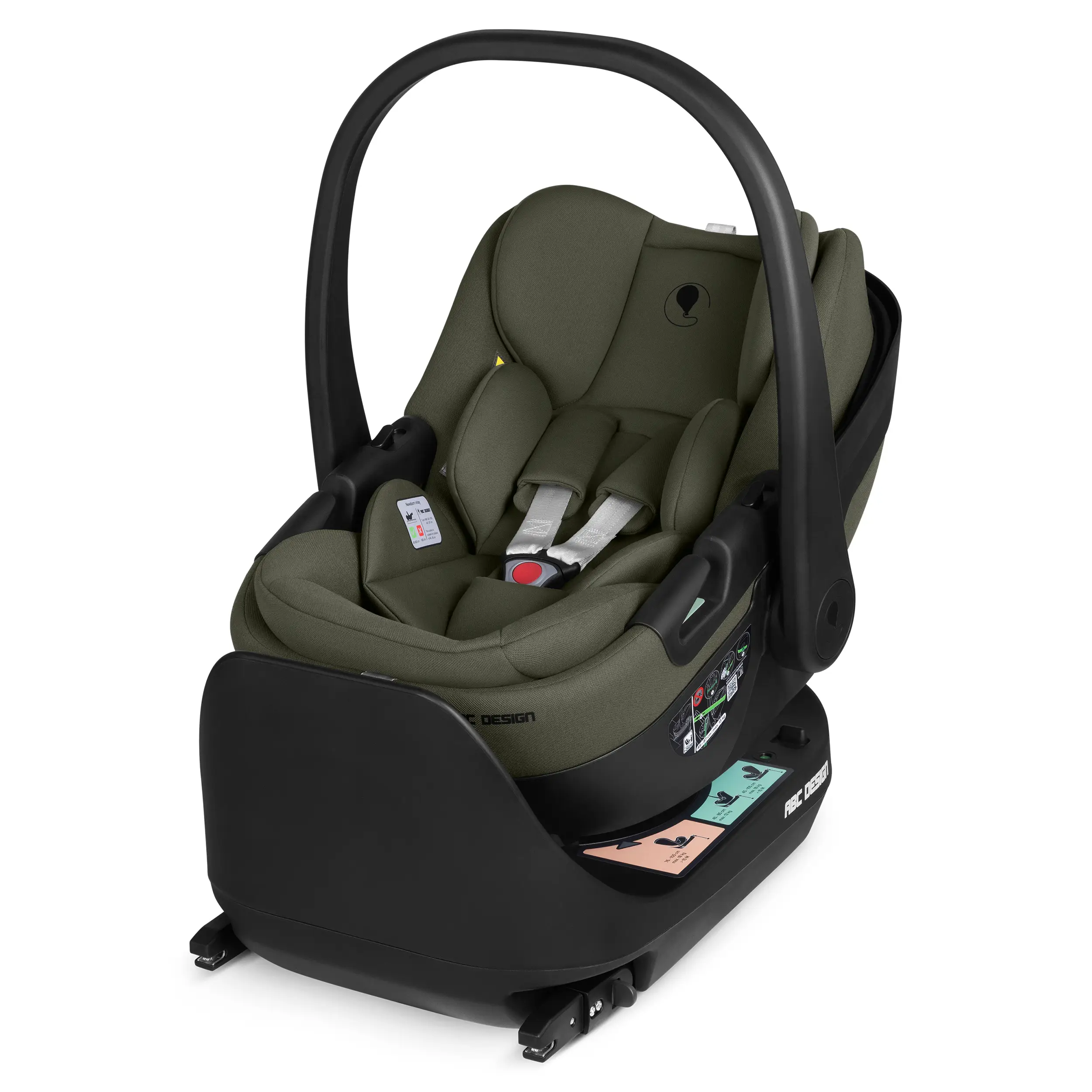 Babyschale mit Liegefunktion Calla i-Size - Olive