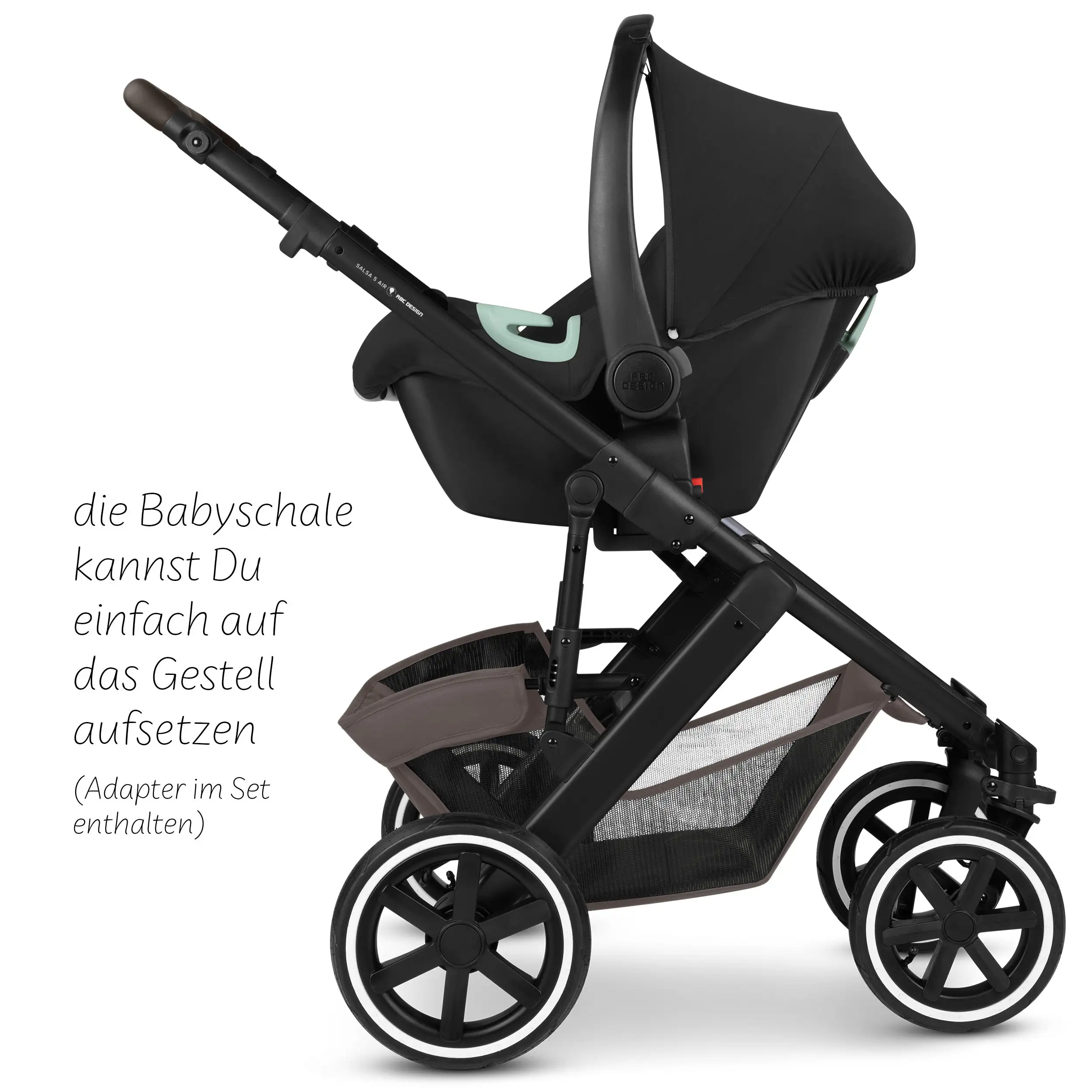 3in1 Kinderwagen-Set Salsa 5 Air - Marron