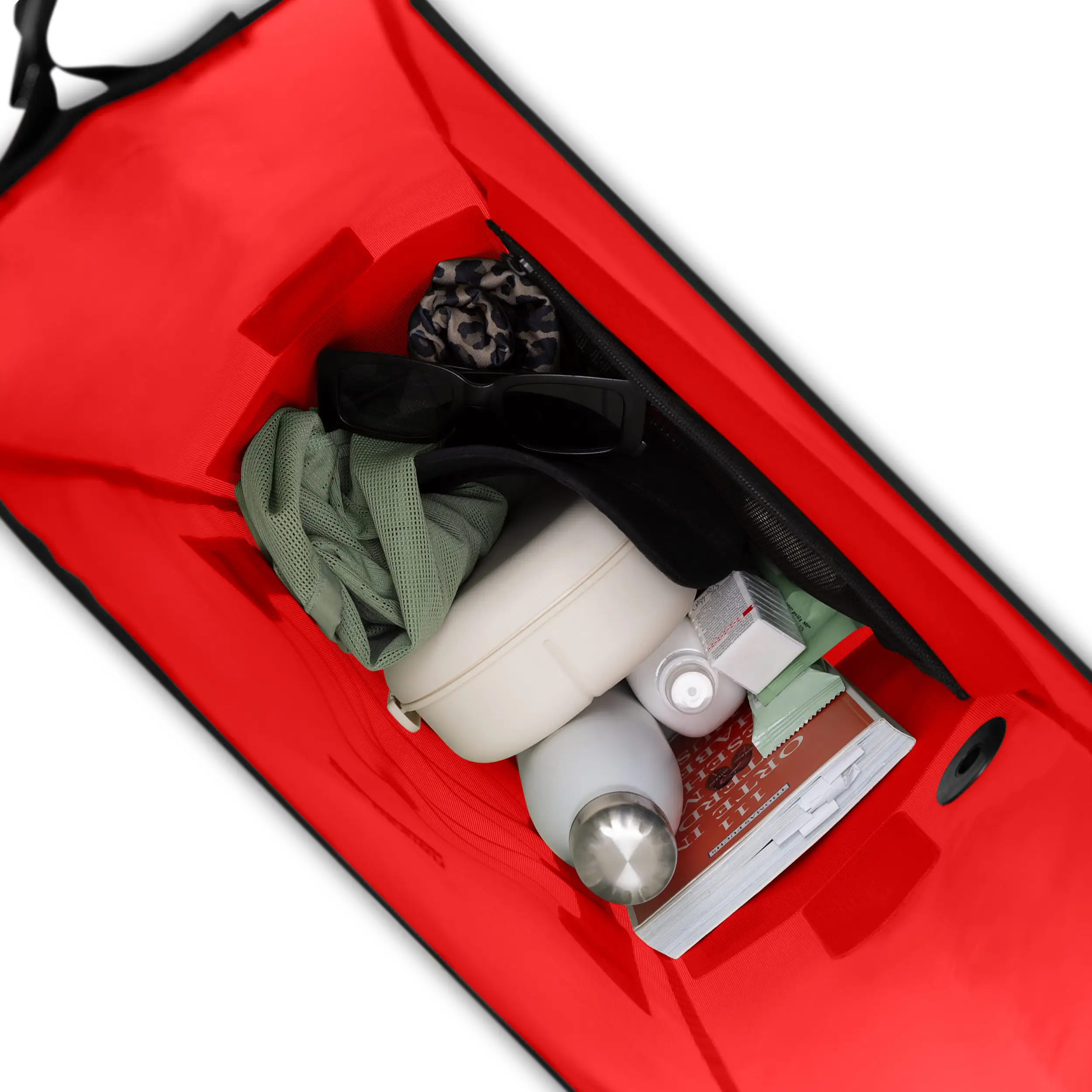 Satteltasche Sion 20L für Kinderwagen Fahrradanhänger & Alltag - Mango