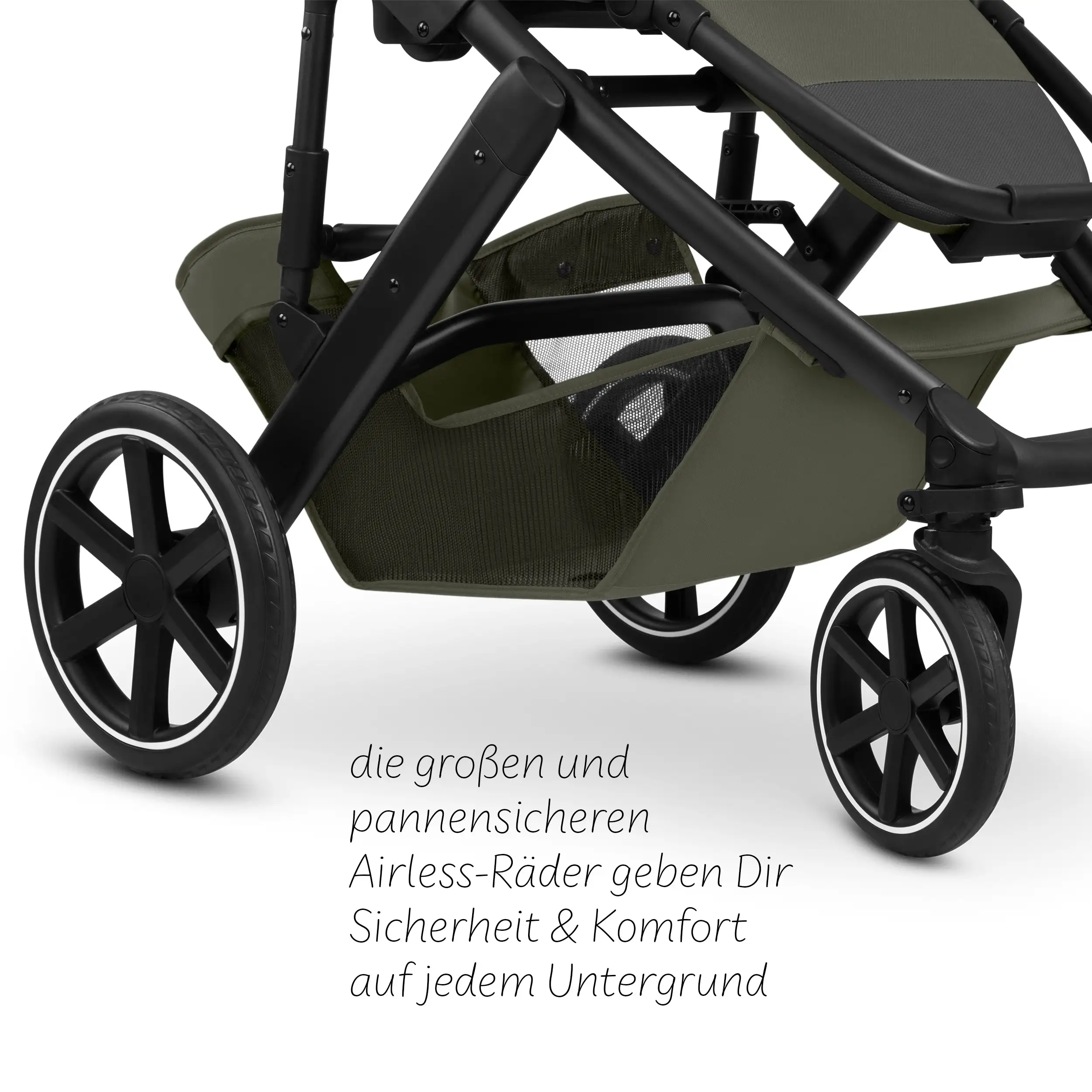 Ensemble poussette 3en1 Salsa Core avec coque auto inclinable Calla - Olive