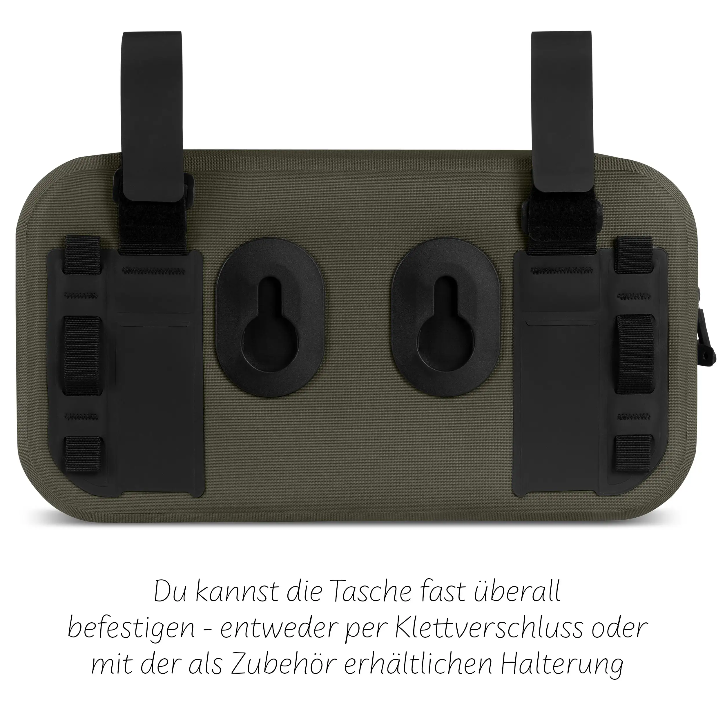 Satteltasche Genf 4,5L für Kinderwagen, Fahrrad & Alltag - Avocado